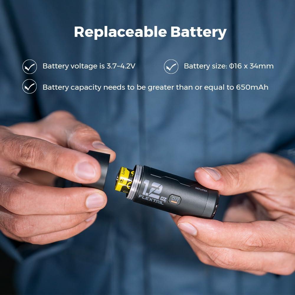 Bomba de Aire FLEXTAILGEAR Zero Pump Recargable 180 LPM