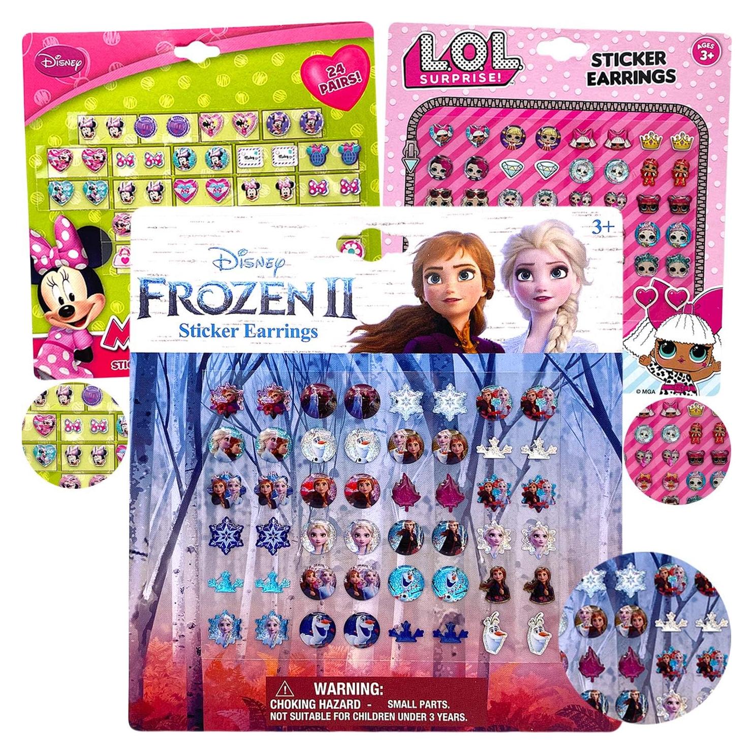 Adhesivos 3D Disney Minnie Coloridos - 144 Piezas