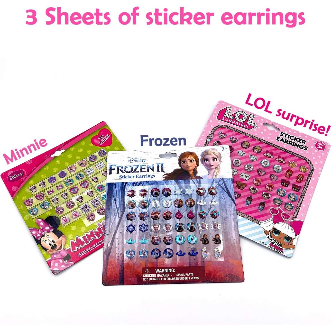 Adhesivos 3D Disney Minnie Coloridos - 144 Piezas