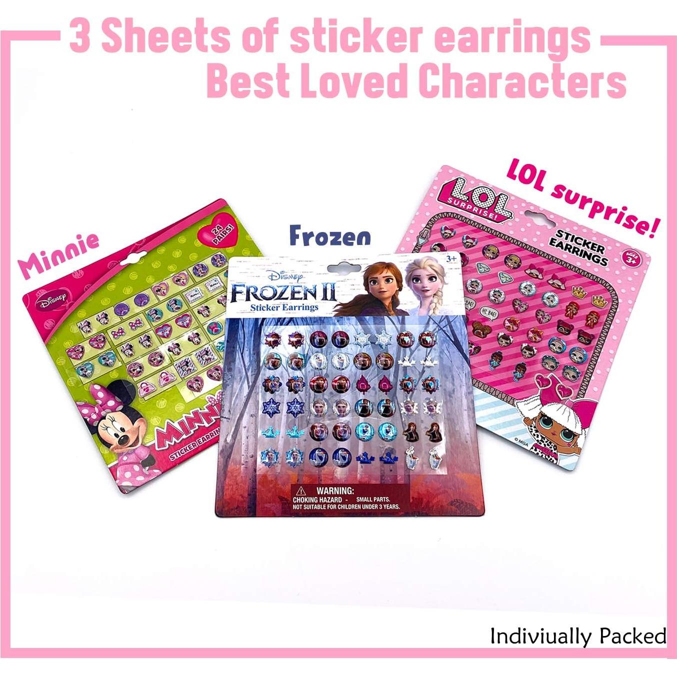 Adhesivos 3D Disney Minnie Coloridos - 144 Piezas