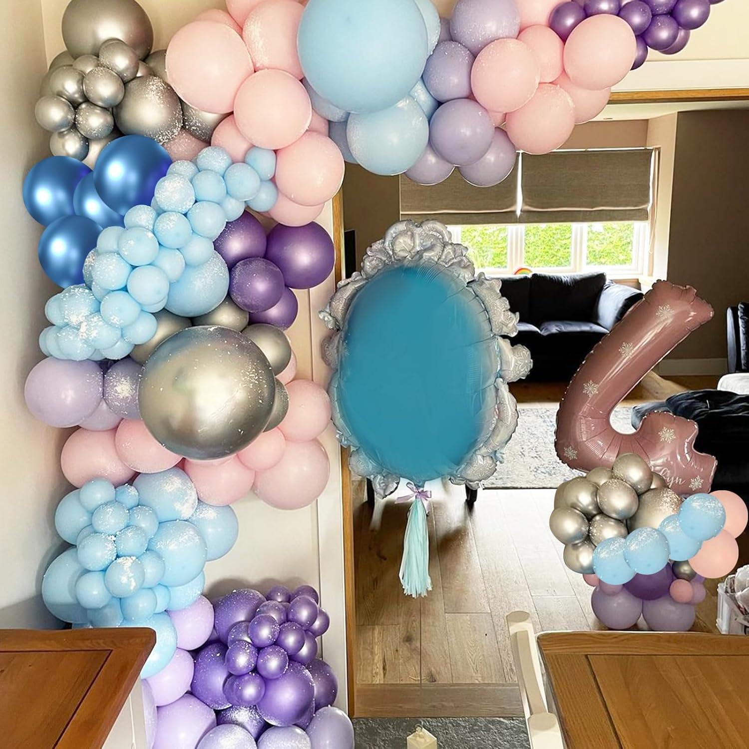 Globos de Láttex Morados y Azules 60pcs 30cm Decoración Fiesta