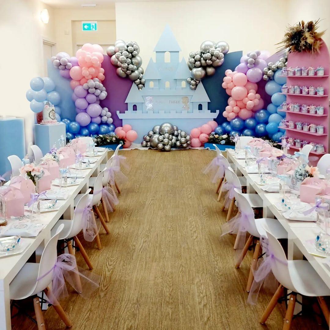 Globos de Láttex Morados y Azules 60pcs 30cm Decoración Fiesta