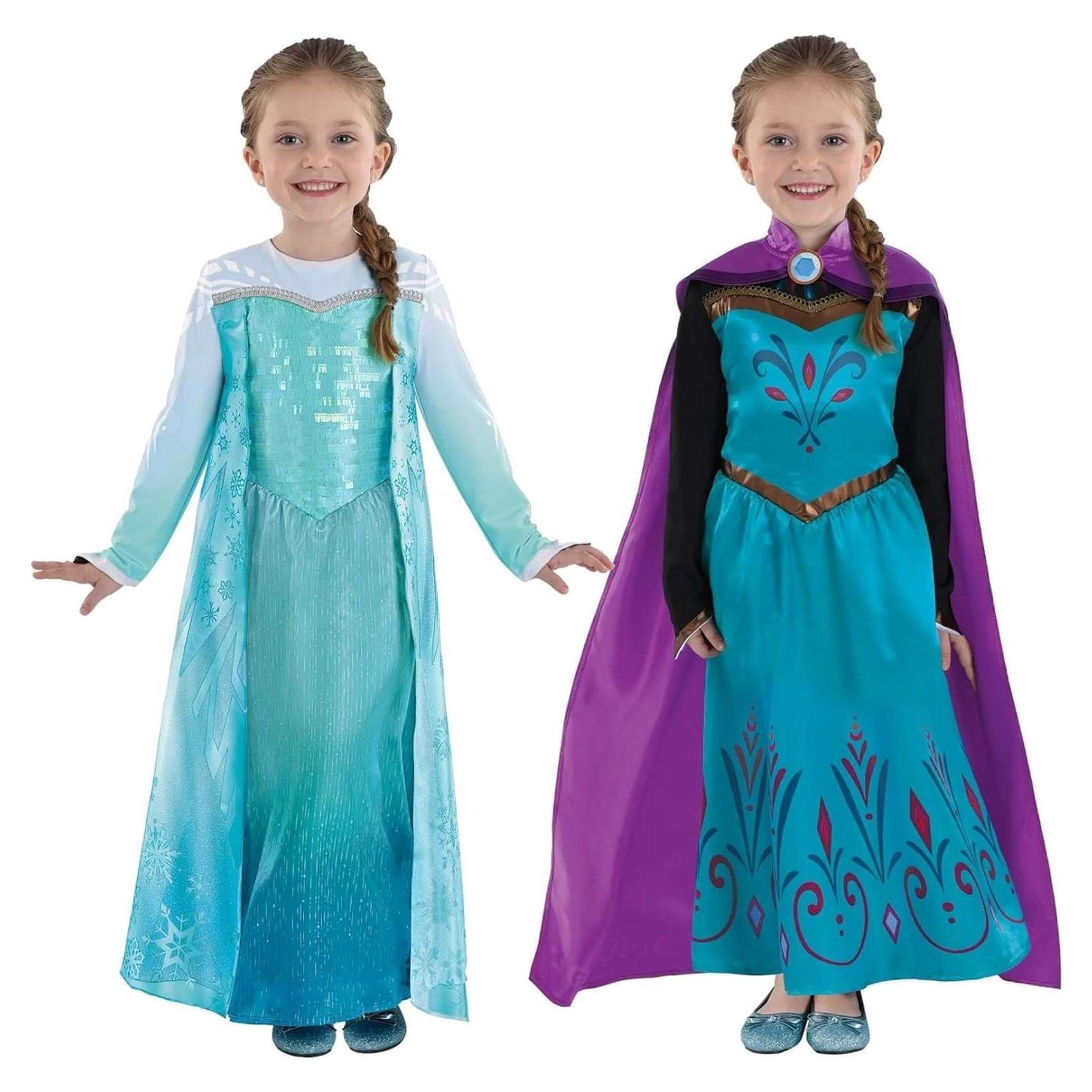 Disfraz Reversible de Elsa para Niñas - Fun Costumes - Mediano