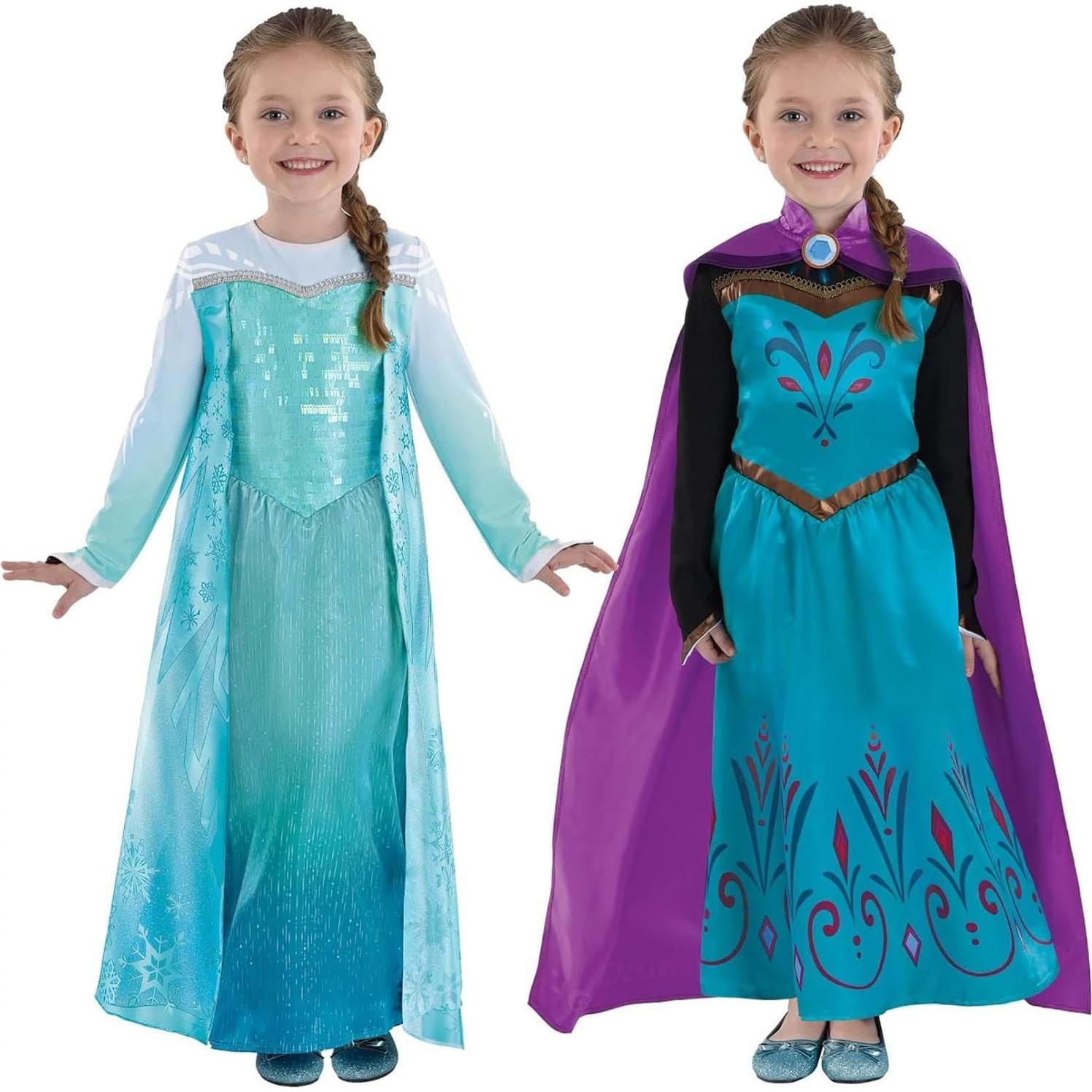 Disfraz Reversible de Elsa para Niñas - Fun Costumes - Mediano