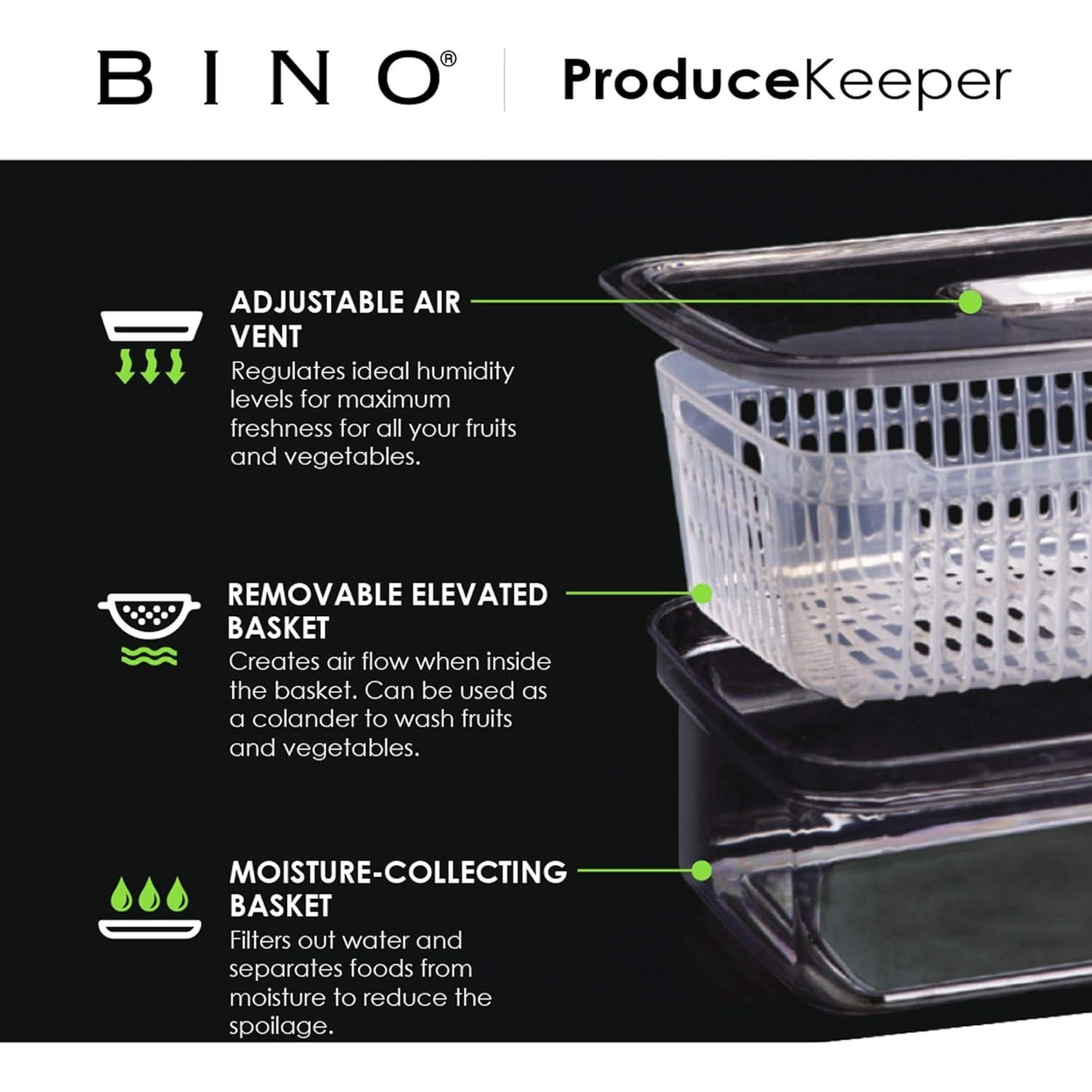 Conservador de Productos BINO 6.8 Tazas 1.6L Hermético