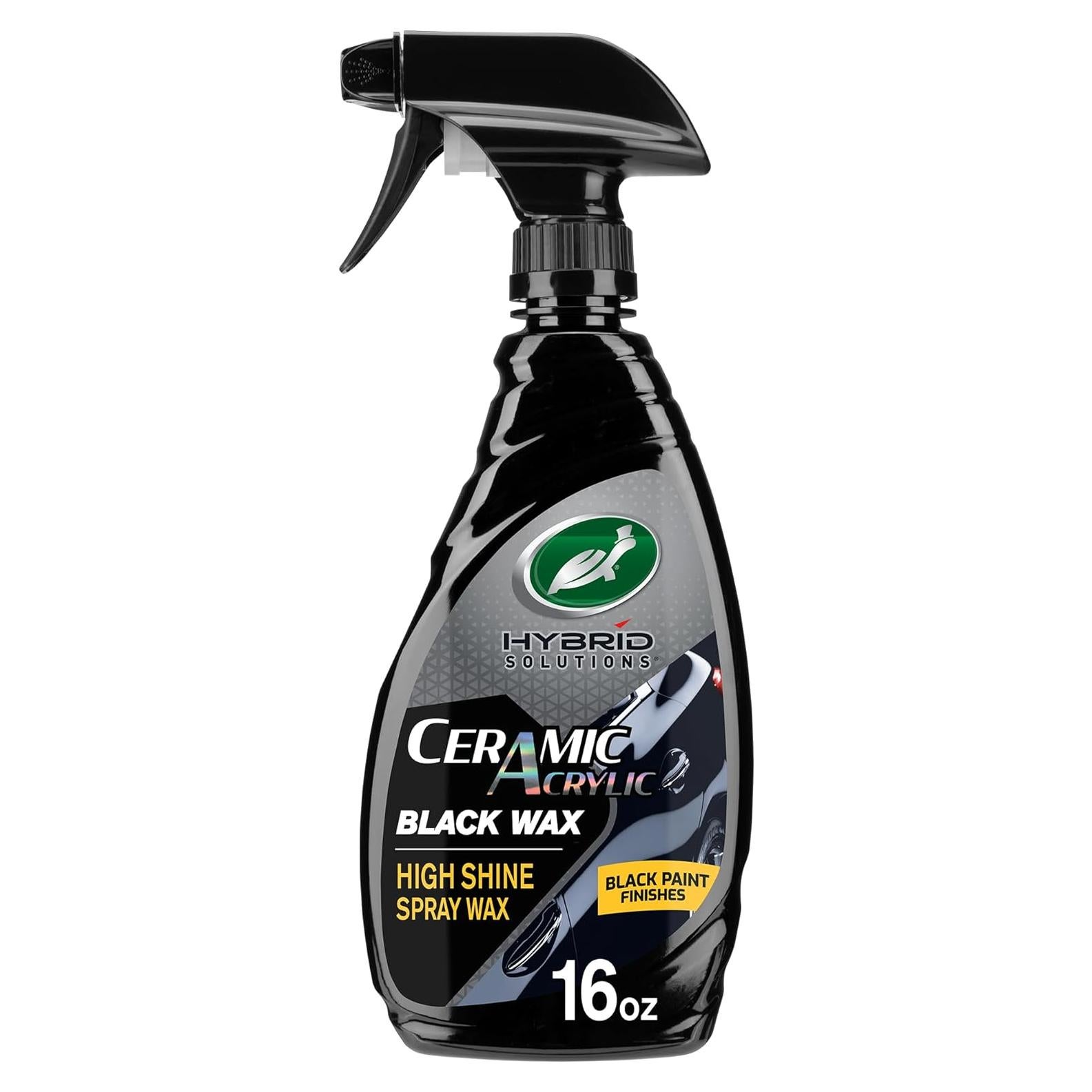 Cera en aerosol negra Turtle Wax 53447 para automóviles 473 ml