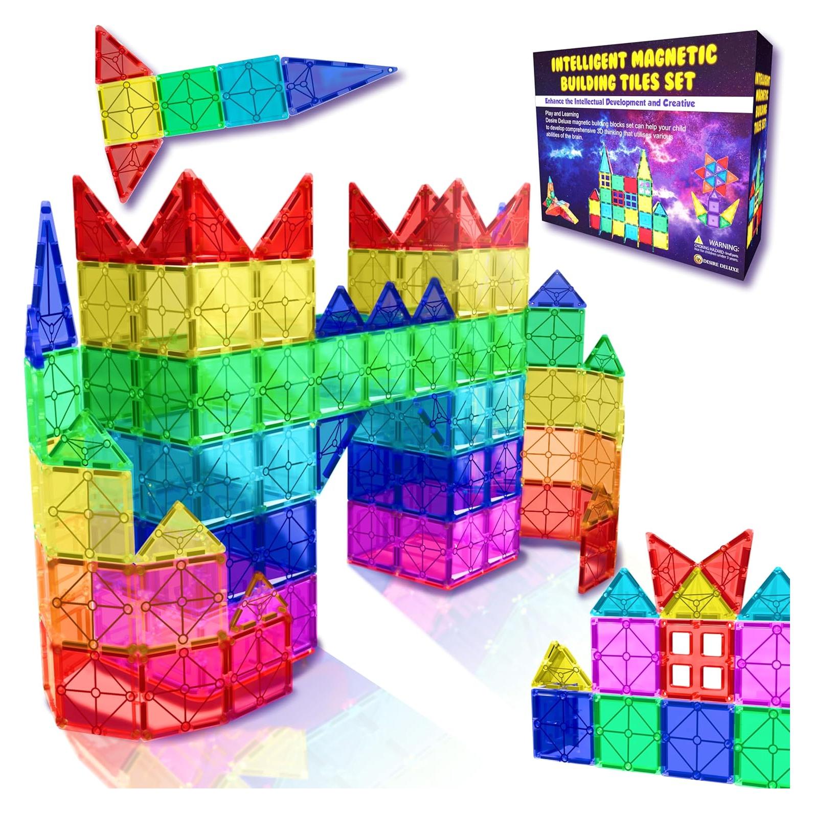 Bloques de Construcción Magnéticos Desire Deluxe 47pc - Juguete STEM