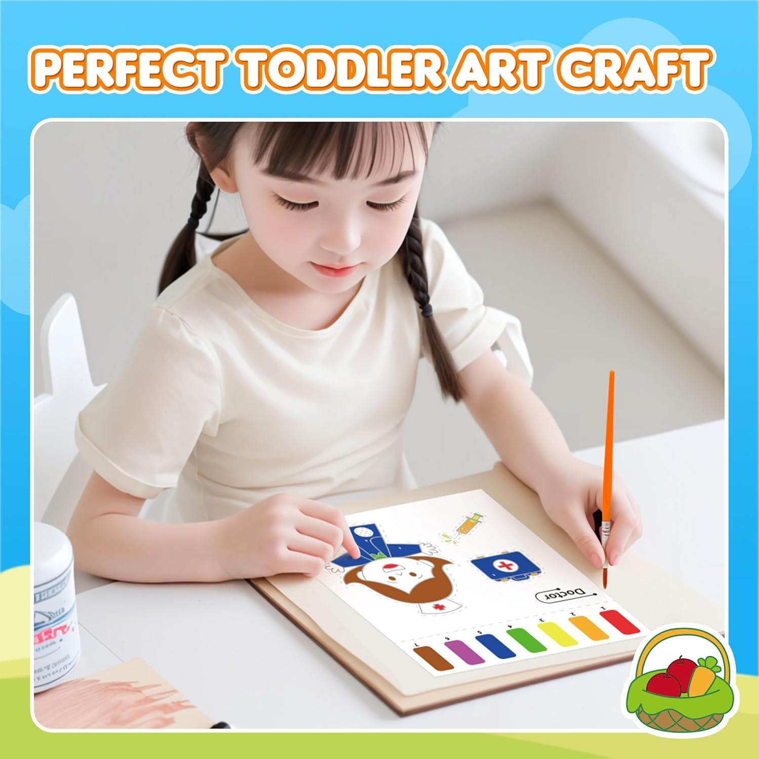 YPLUS Libro de Pintura Acuarela para Niños 20 Páginas