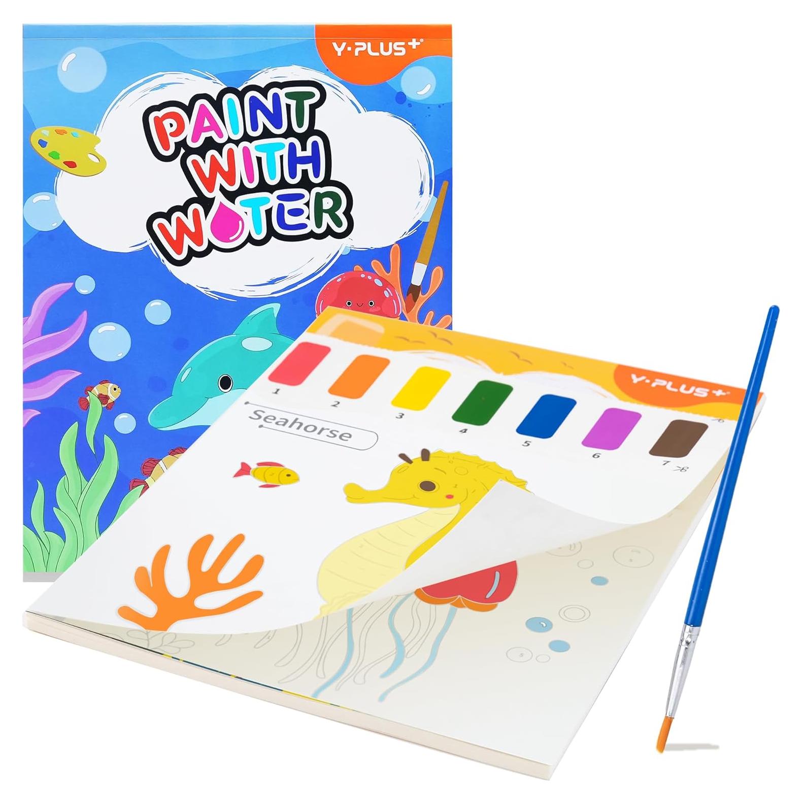 Libro de Pintura Acuarela YPLUS para Niños 1-3 Años
