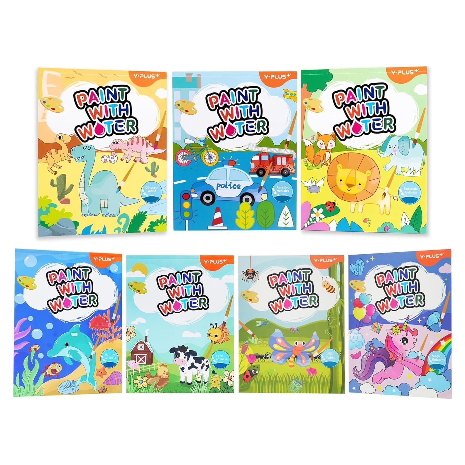 YPLUS Libro de Pintura con Agua para Niños 20 Páginas