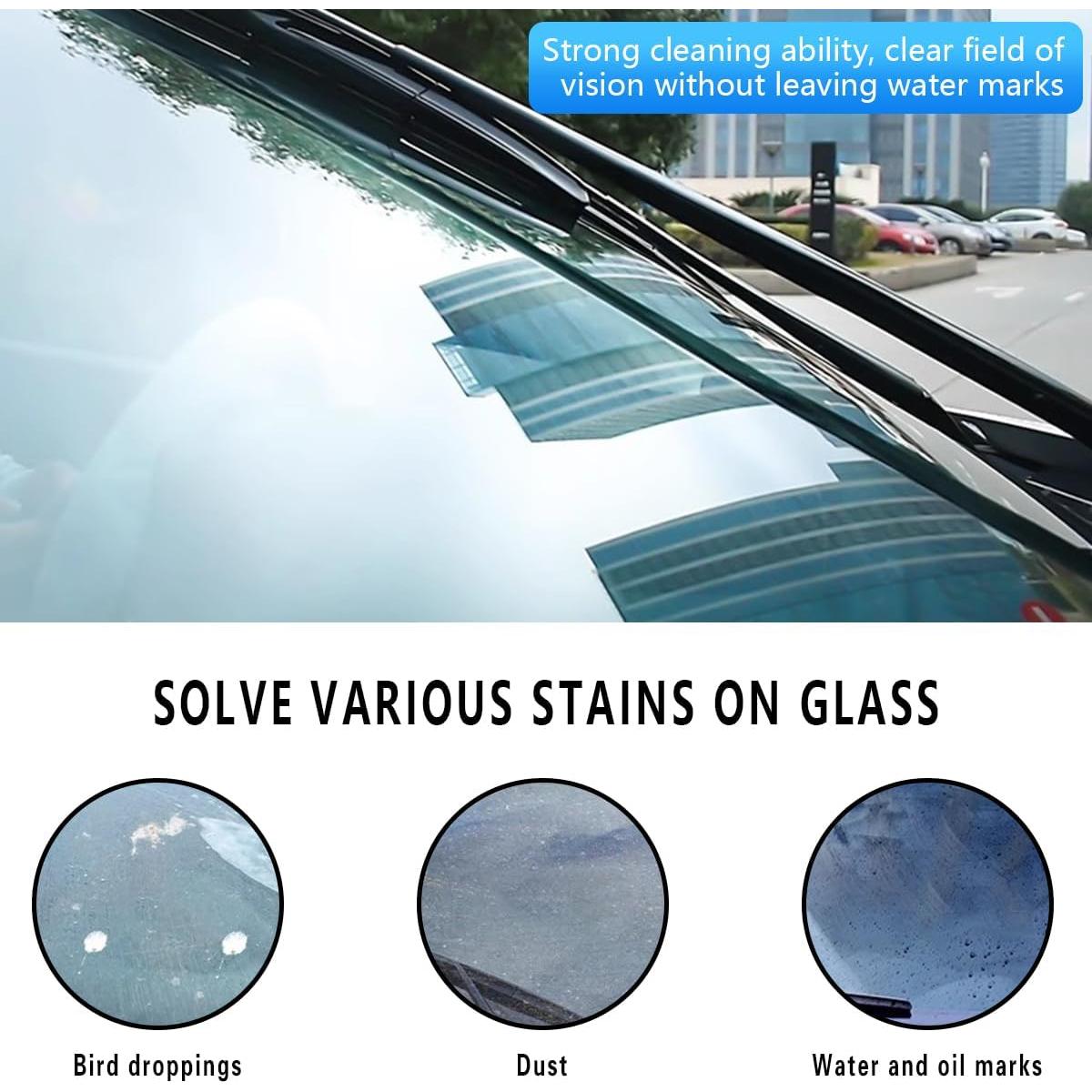 50 Tabletas Limpiaparabrisas KHGUZ, Efecto Concentrado, Universal