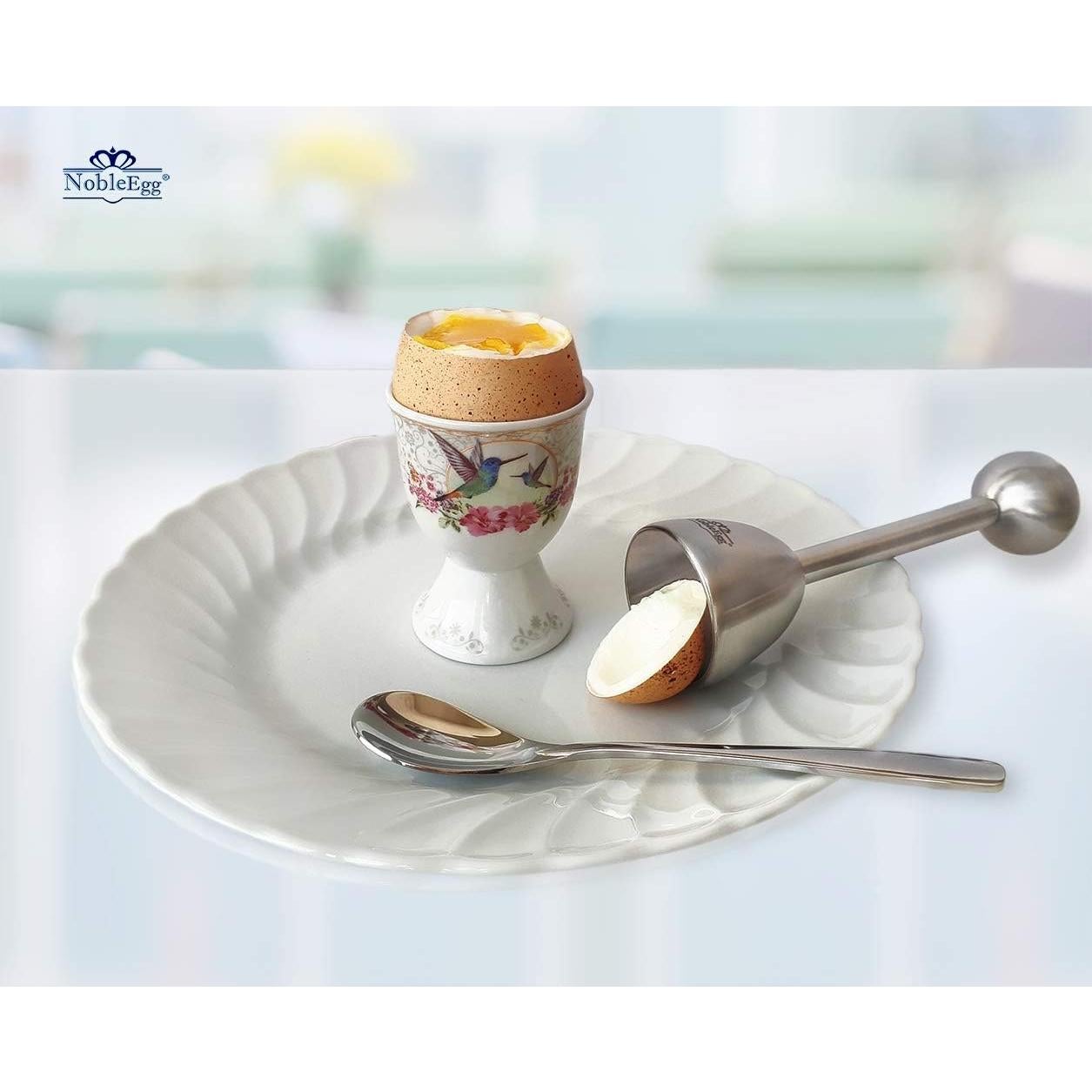 Cortador de Huevos NobleEgg de Acero Inoxidable - Semi Automático