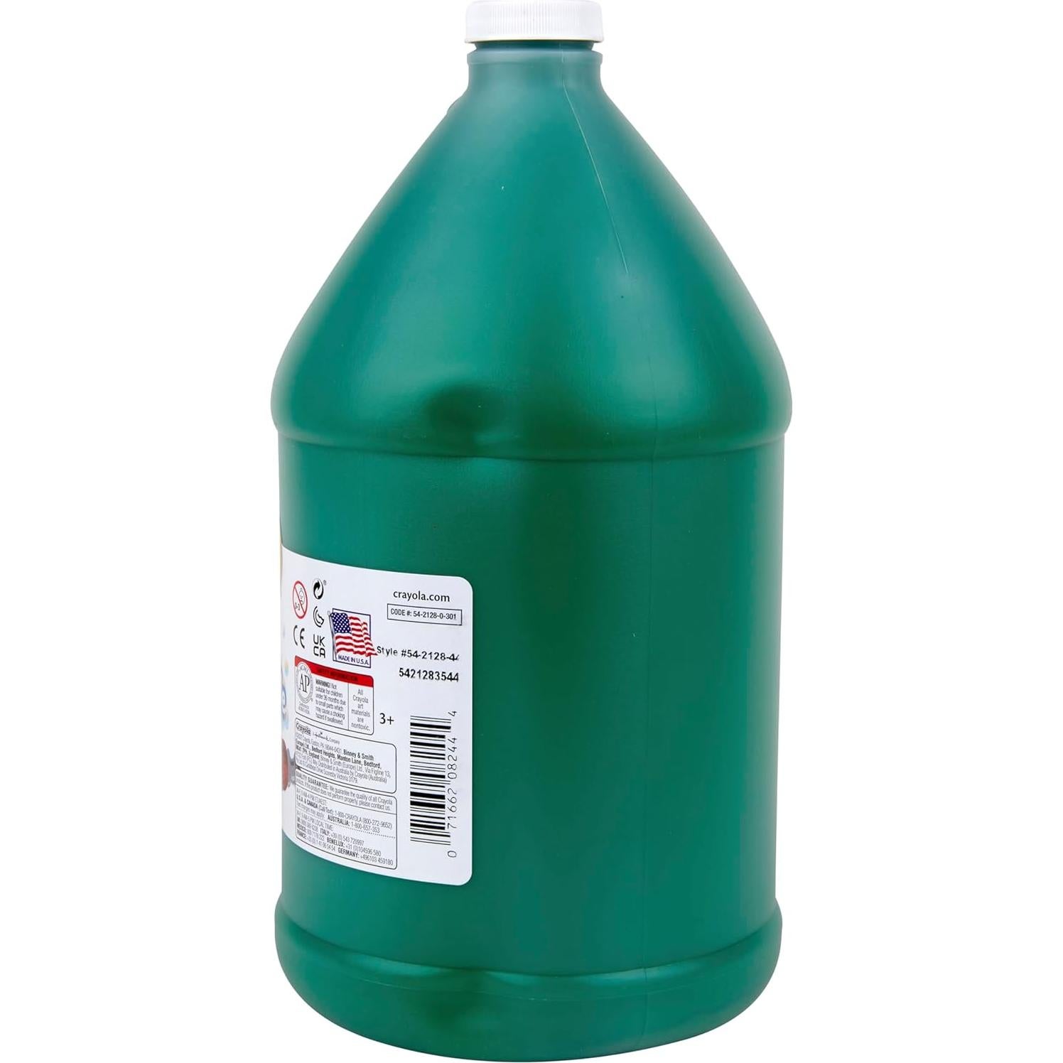 Pintura Lavable Crayola 1 Galón Verde para Niños