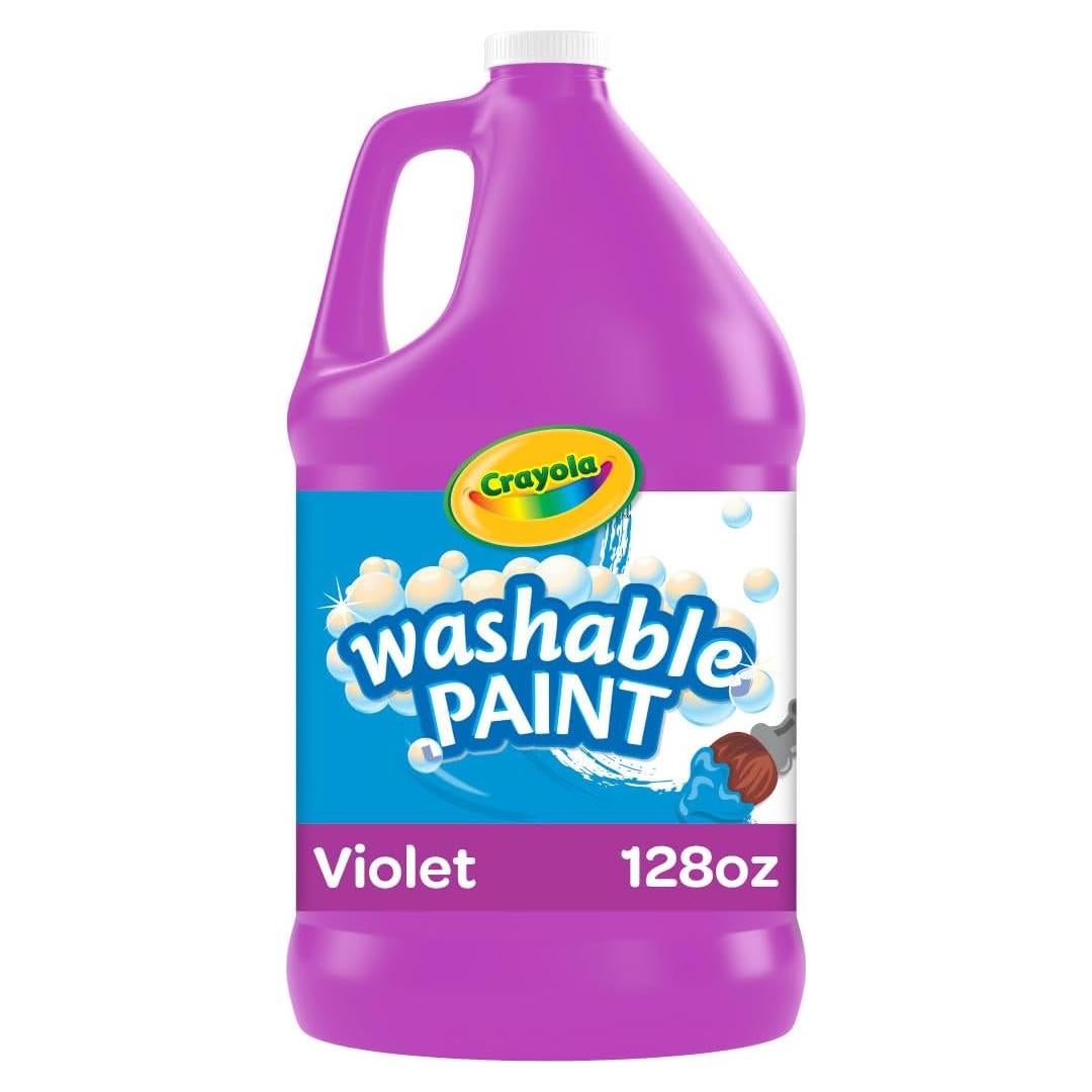 Pintura Lavable Crayola 1 Galón Violeta para Niños