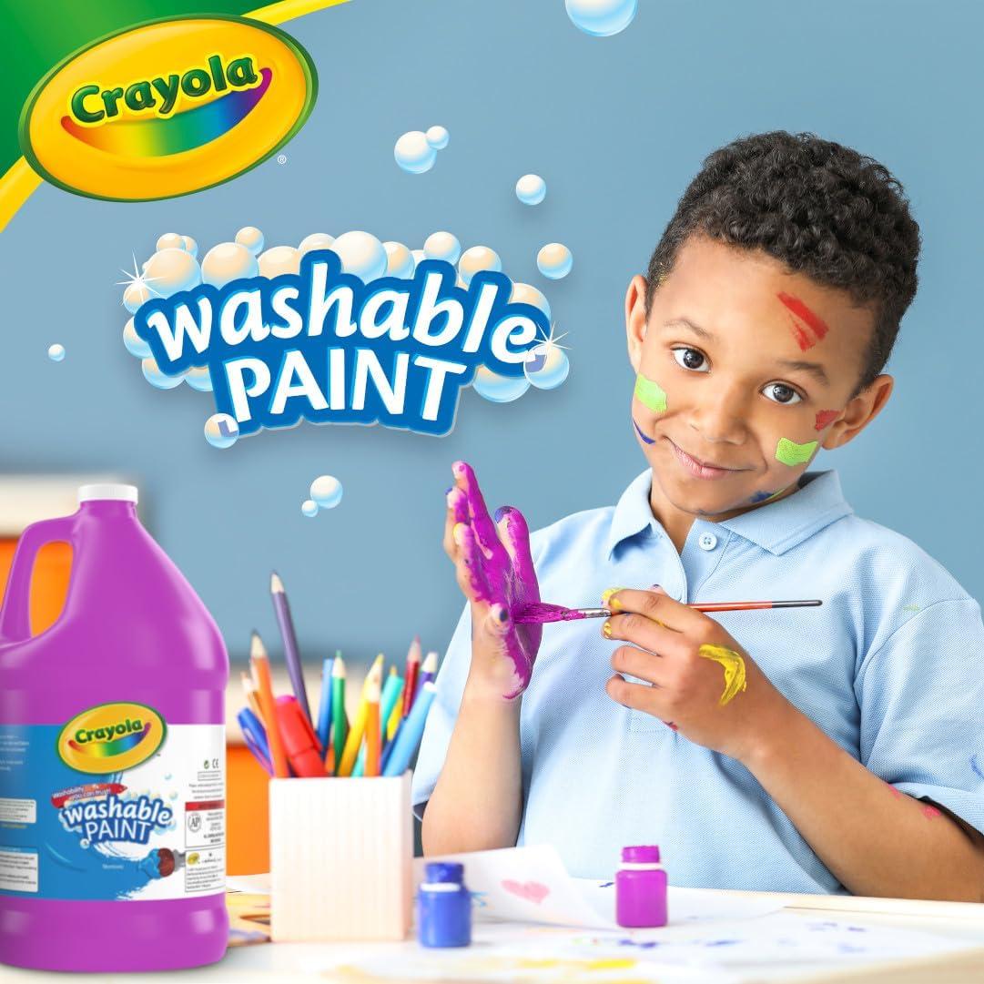 Pintura Lavable Crayola 1 Galón Violeta para Niños
