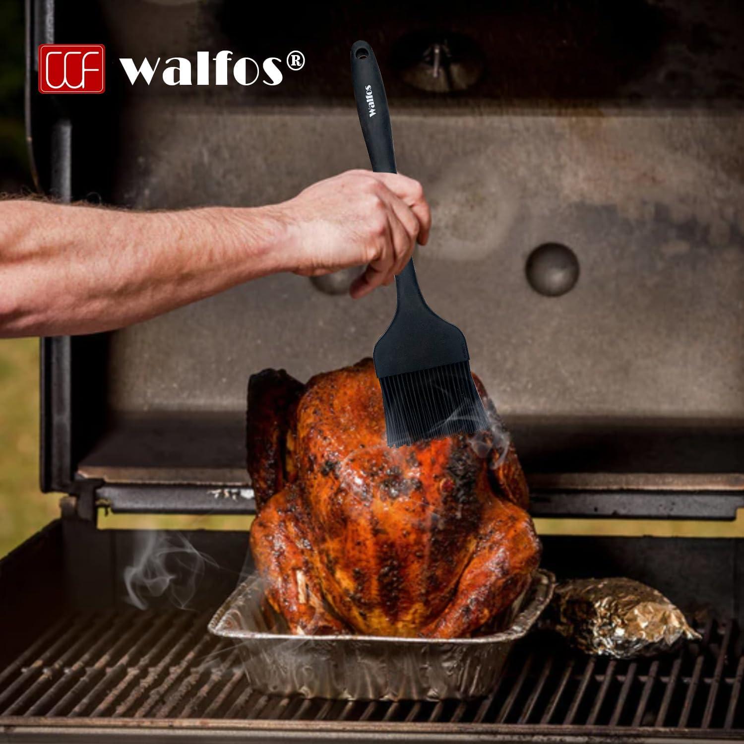 Brocha de Basting Walfos 3 Tamaños Silicona Resistente Calor