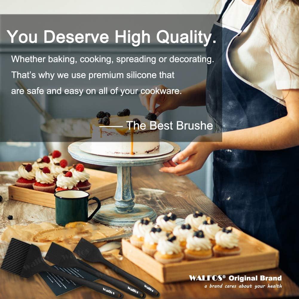Brocha de Basting Walfos 3 Tamaños Silicona Resistente Calor