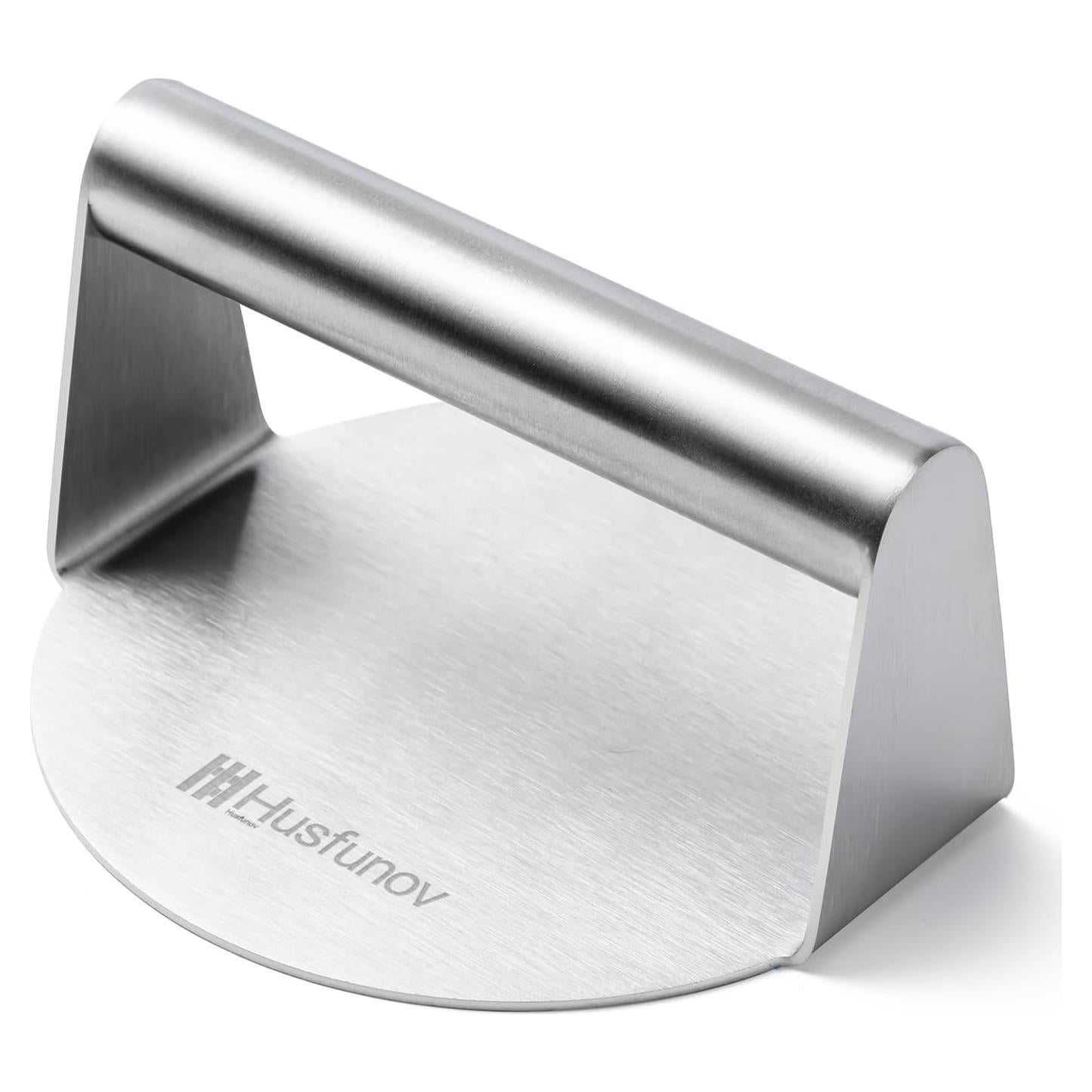 Prensa de Hamburguesas Acero Inoxidable 5.5" Antiadherente