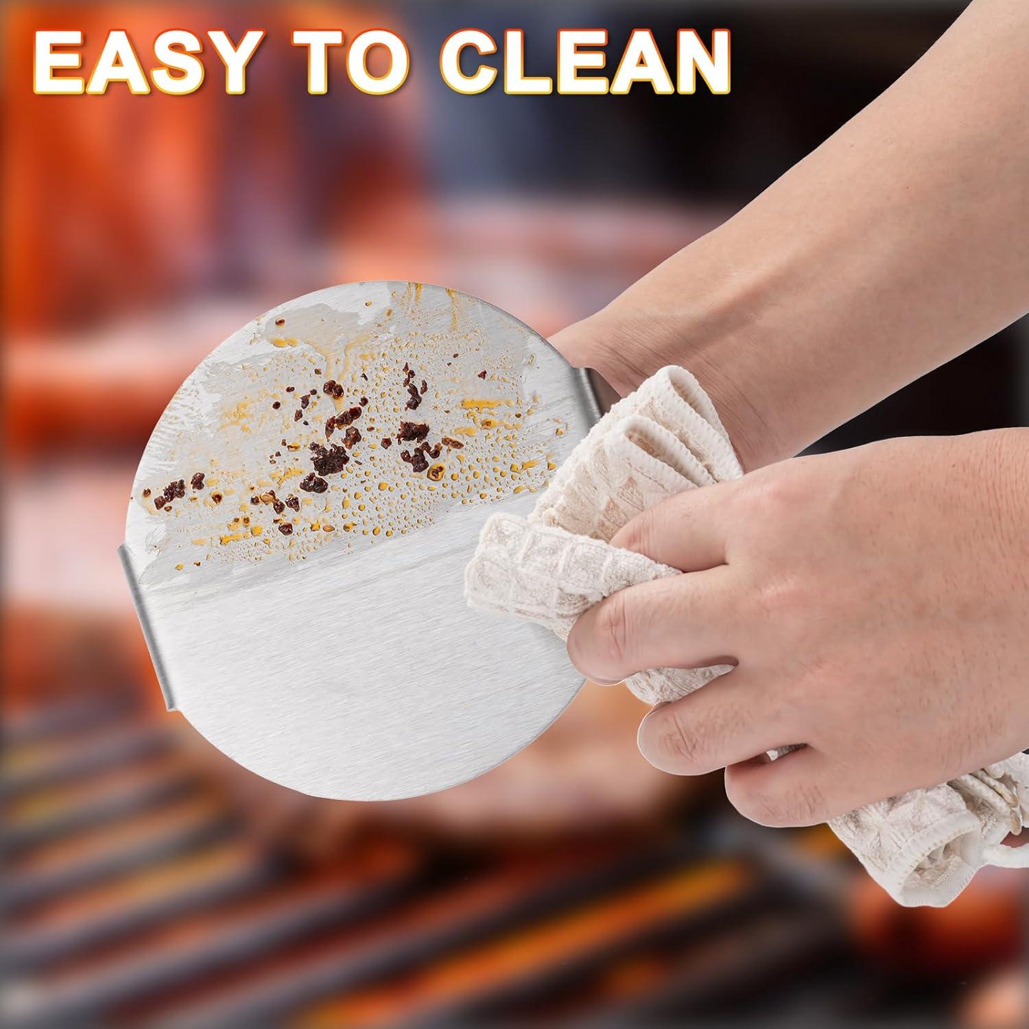 Prensa de Hamburguesas Acero Inoxidable 5.5" Antiadherente