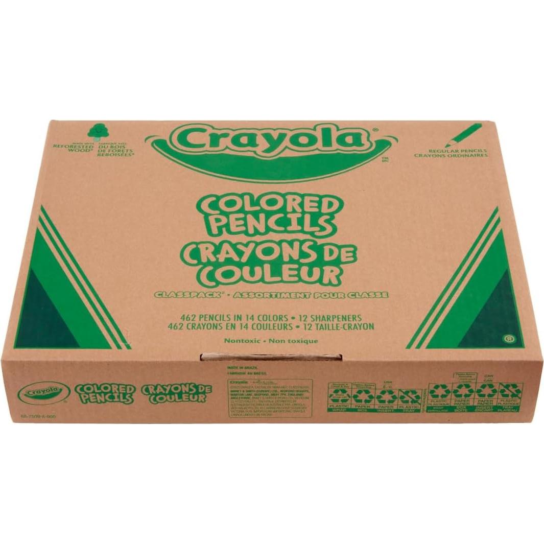 Lápices de Colores Crayola 462 unidades 14 colores asortidos