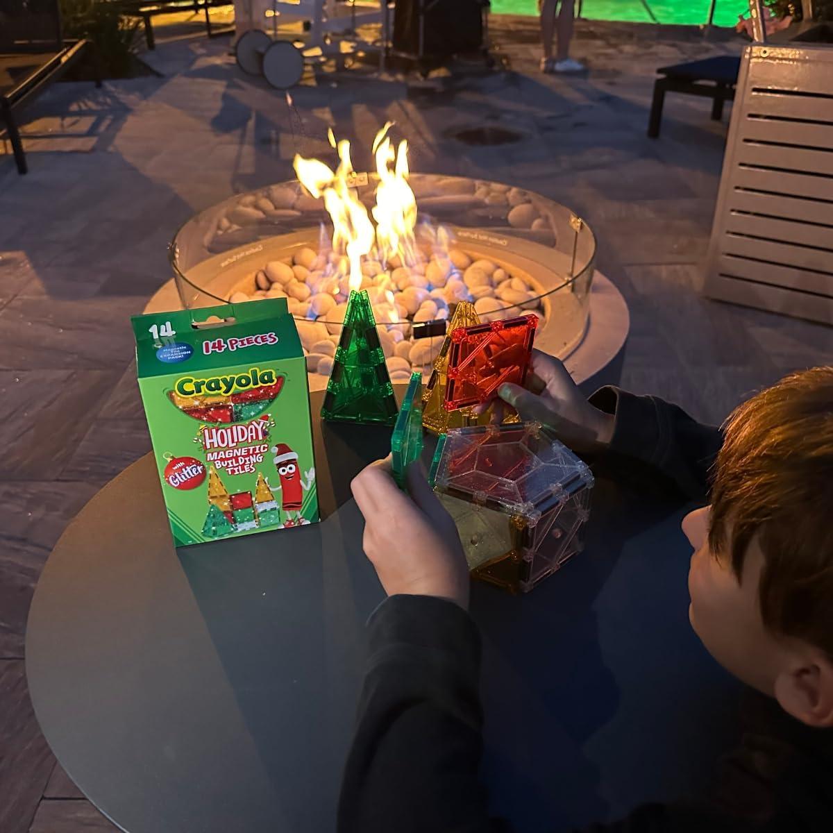 Azulejos Magnéticos Crayola Brillo Navideño, Set 14 Piezas