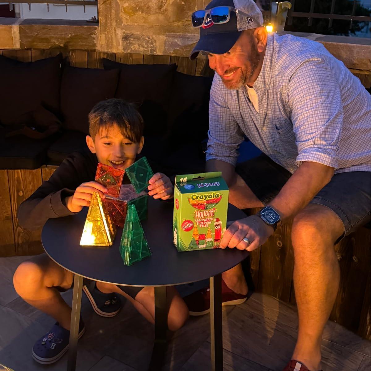 Azulejos Magnéticos Crayola Brillo Navideño, Set 14 Piezas