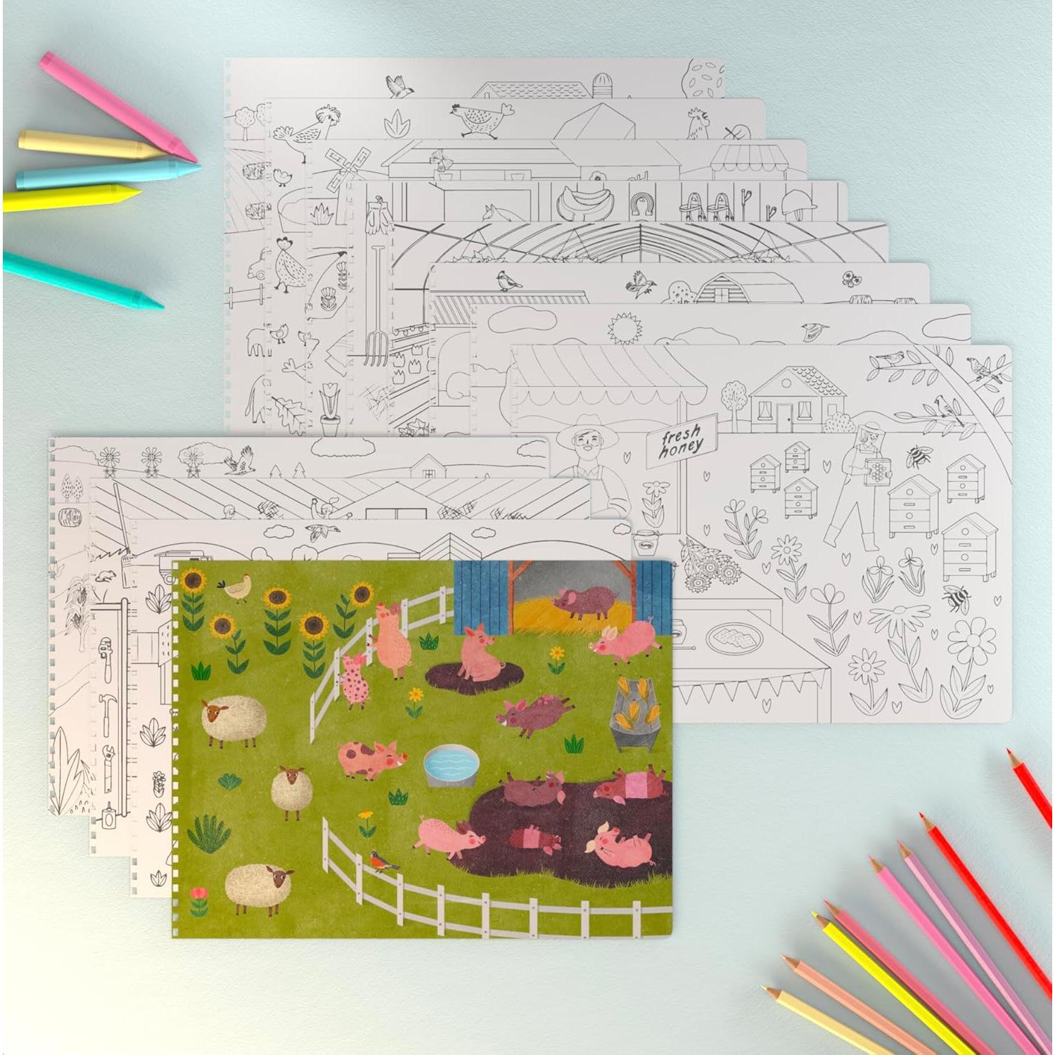 Libro de Stickers de Animales de Granja Cupkin 512 Piezas