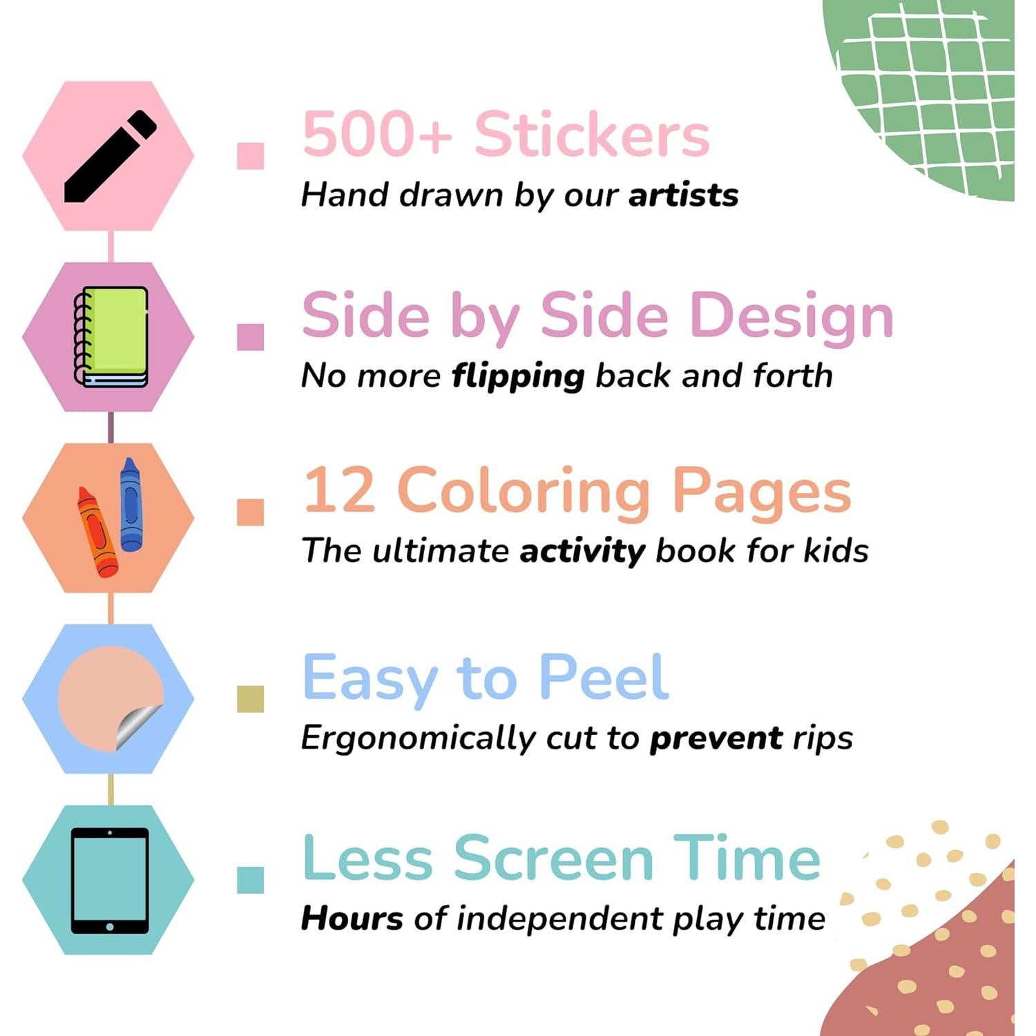 Libro de Pegatinas Hello Bugs CUPKIN 500+ Insectos para Niños