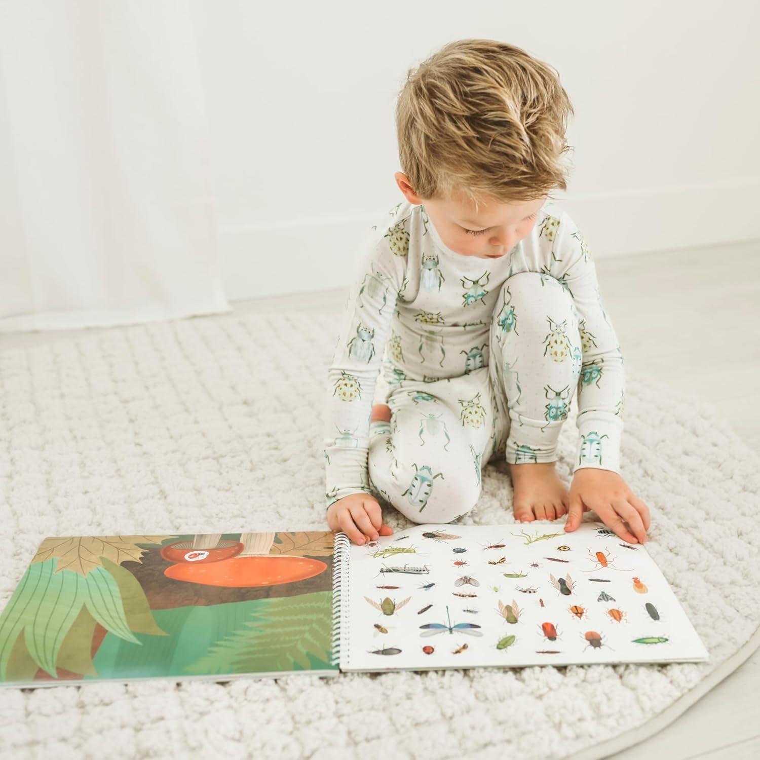 Libro de Pegatinas Hello Bugs CUPKIN 500+ Insectos para Niños