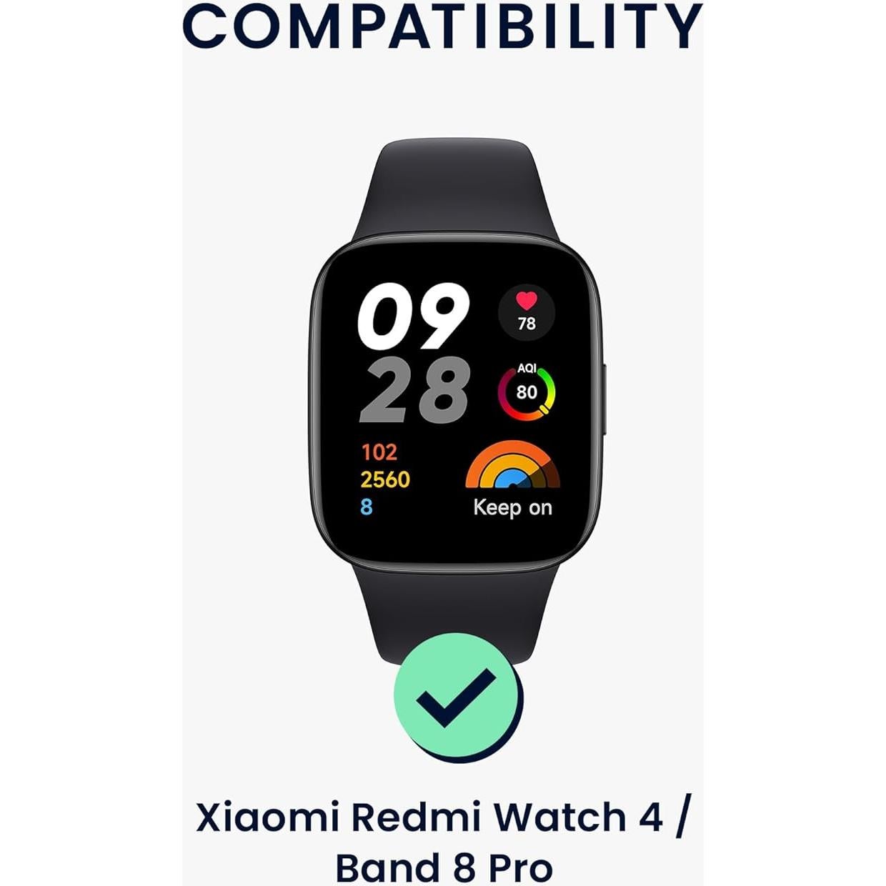 Correa de Acero Inoxidable kwmobile para Xiaomi Redmi Watch 4
