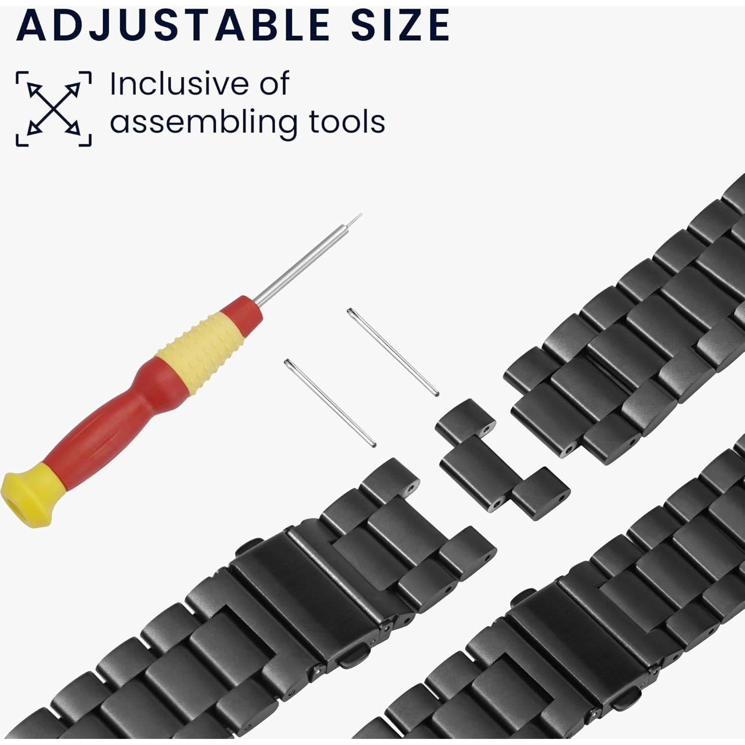 Correa de Acero Inoxidable kwmobile para Xiaomi Redmi Watch 4