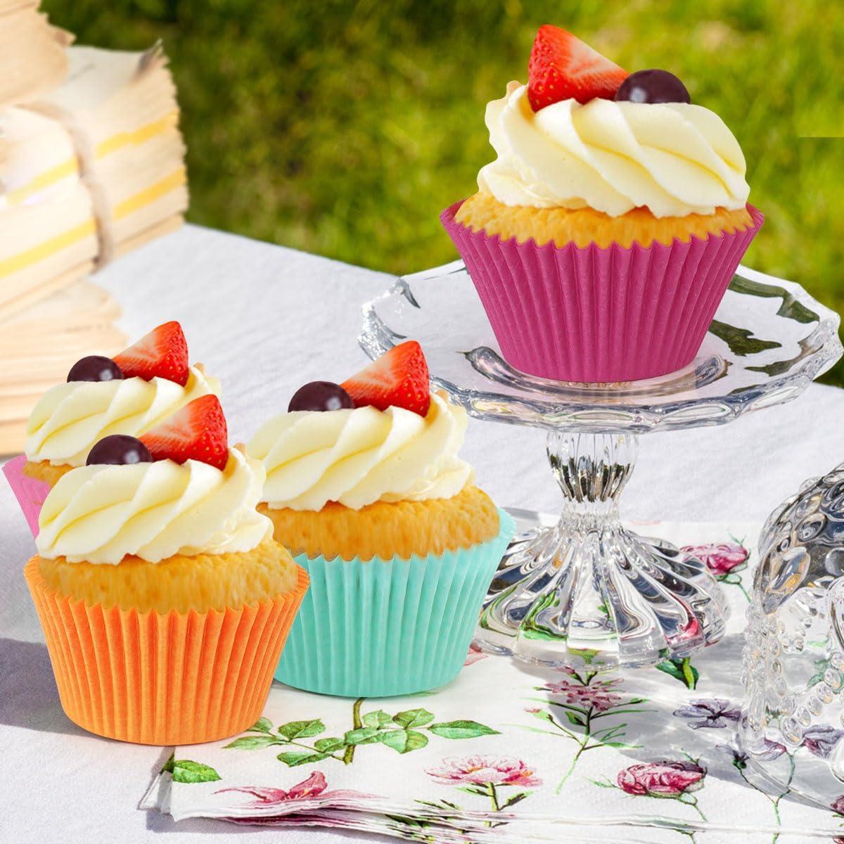 Forros para Cupcakes Estándar Caperci 350 Unidades Coloridos