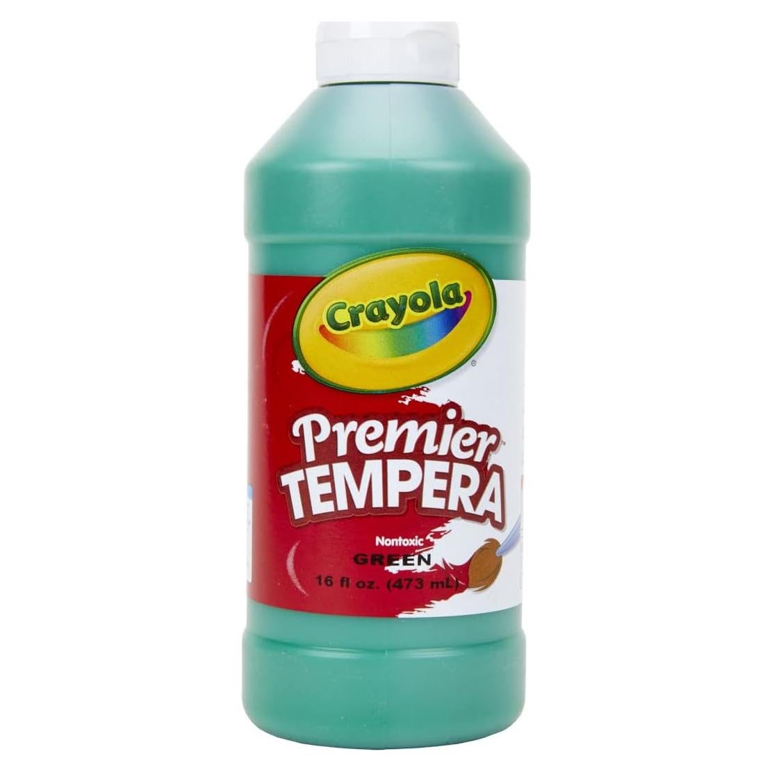 Pintura Tempera Crayola Premier Verde 473ml para Niños