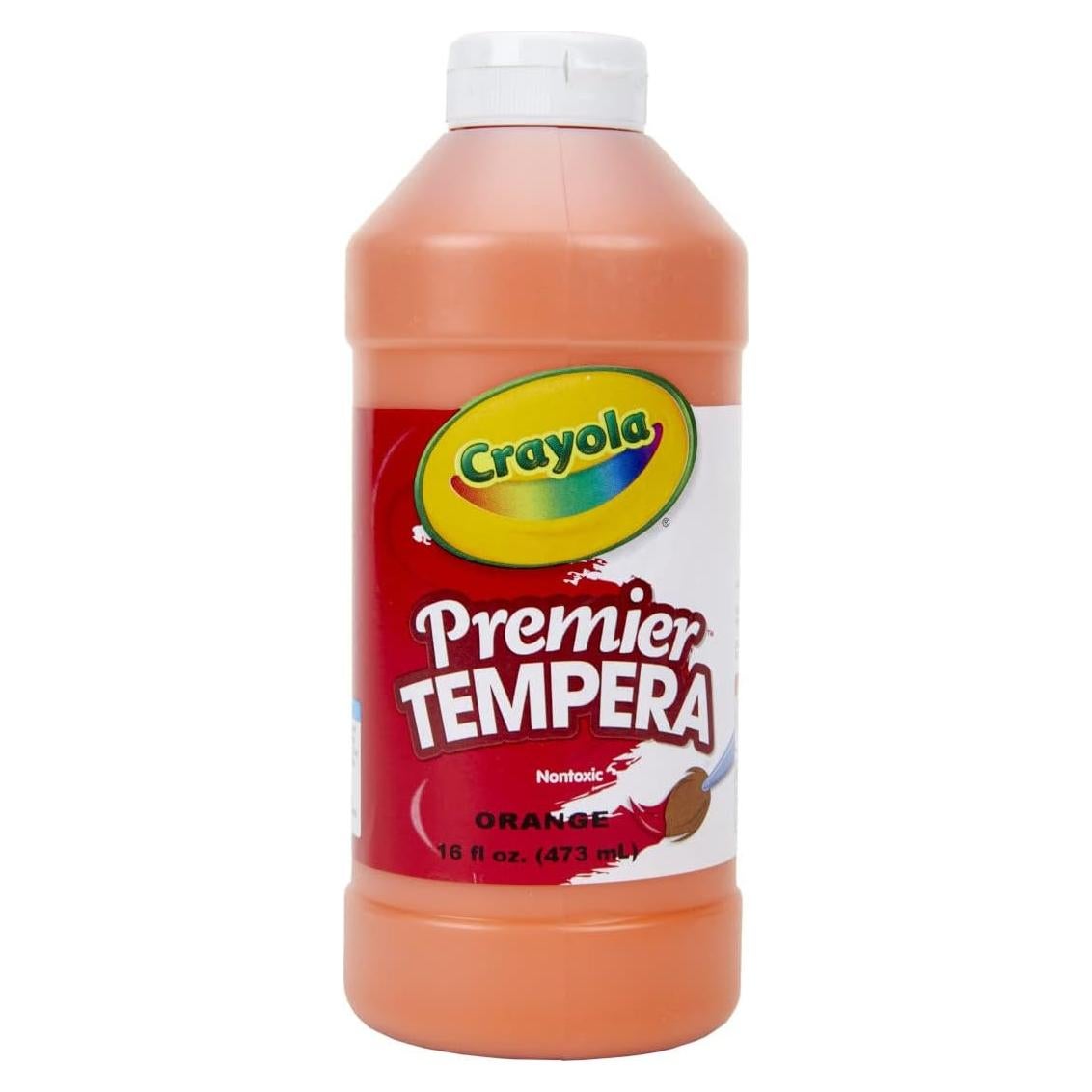 Pintura Tempera Crayola Naranja 473 ml - No Tóxica