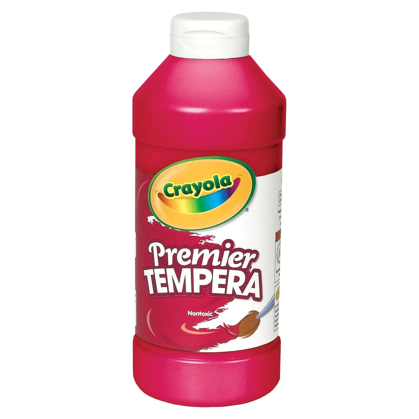 Pintura Tempera Crayola Premier 473ml Roja No Tóxica