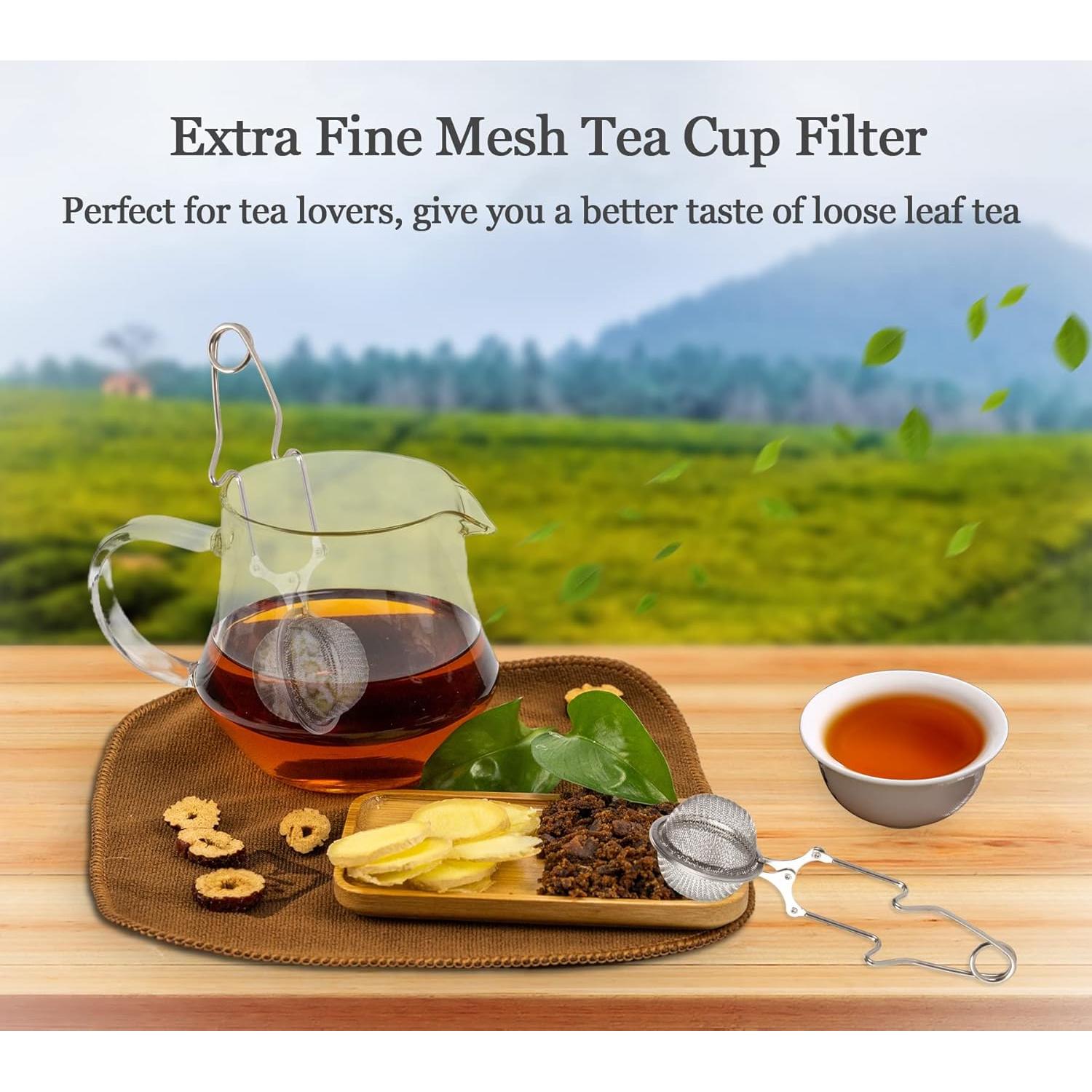 Colador de Té Exptolii Snap Ball 2 Paquete Acero Inoxidable