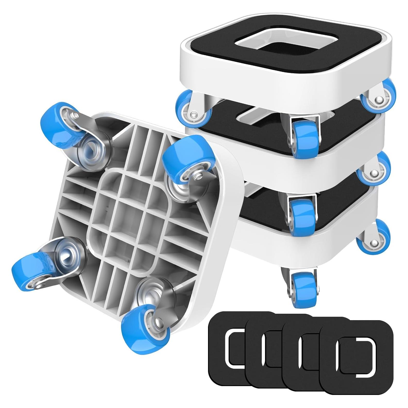 Deslizadores de Muebles KISSCORE con Ruedas 340kg - 4 Unidades