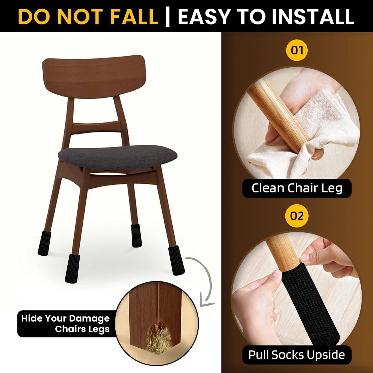 48 Calcetines Protectores de Muebles IAMZAY - Antideslizantes