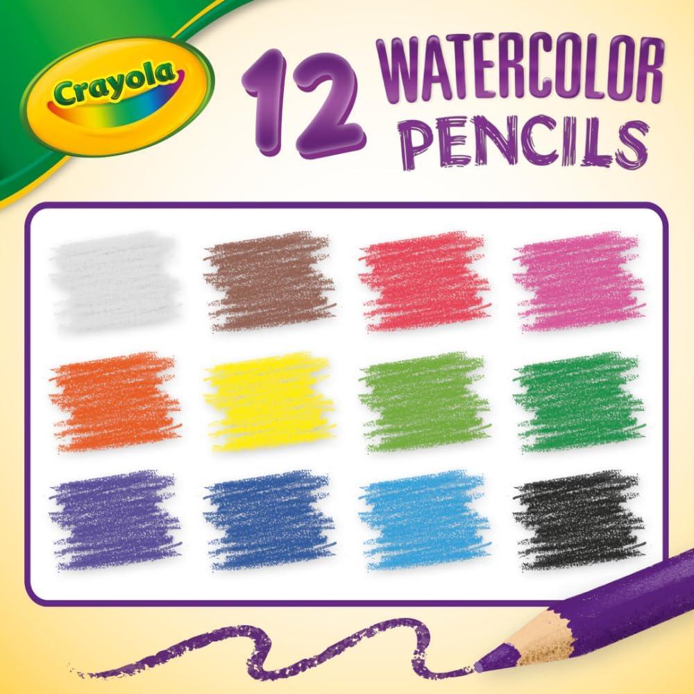 Lápices Acuarelables Crayola 240ct para Aula, 12 Colores