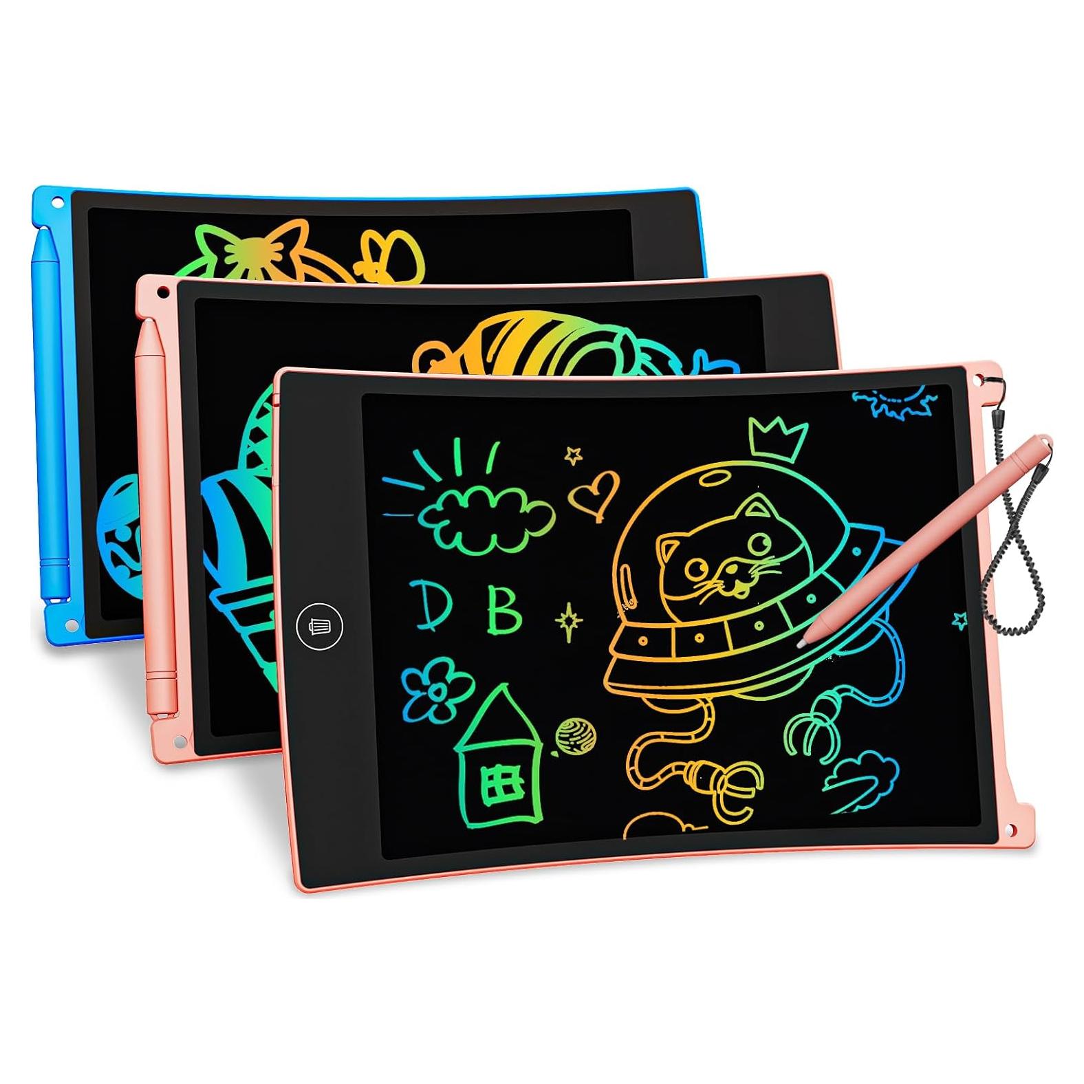 Tableta de Escritura LCD Bravokids 8.5" Colorida para Niños