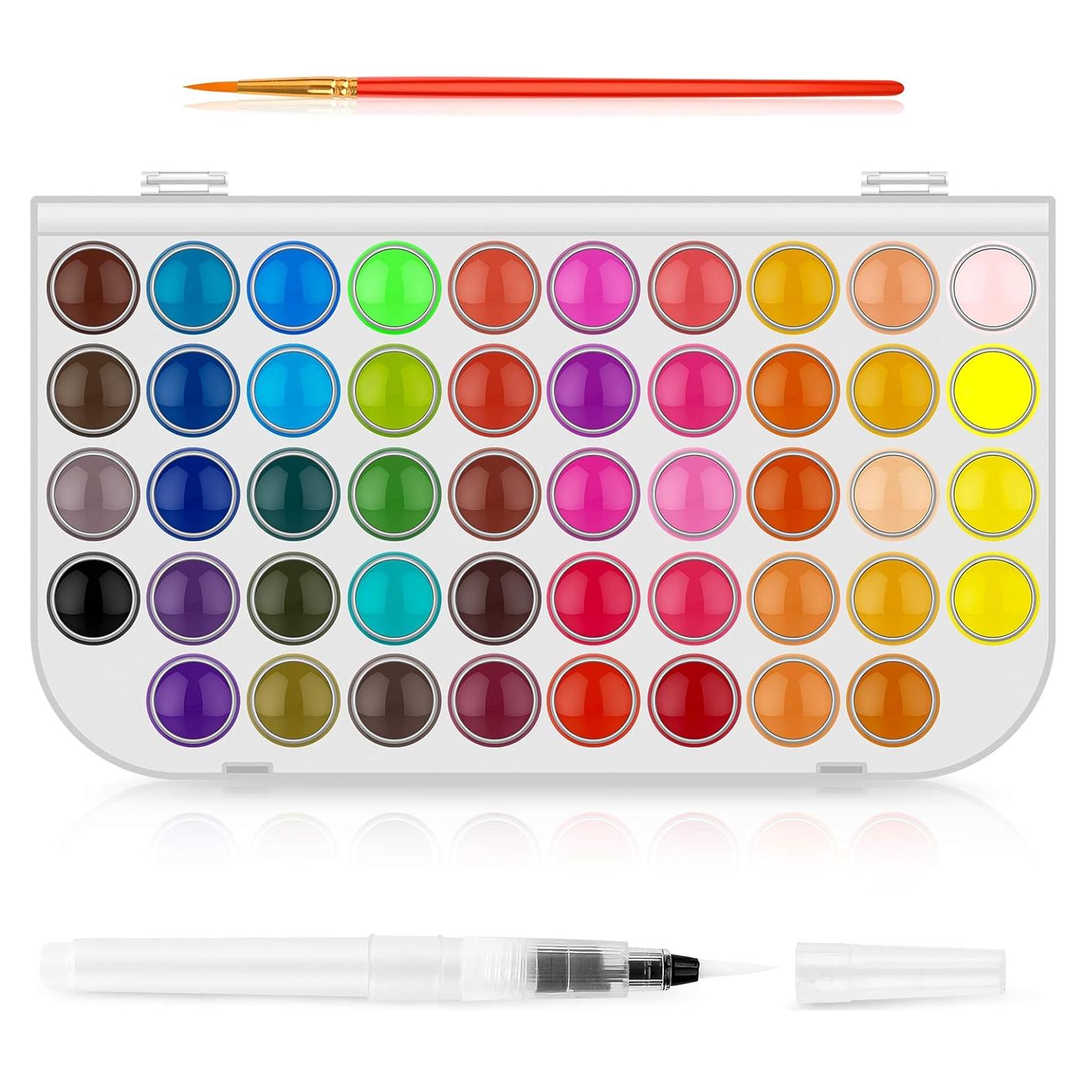 Set de Pintura Acuarela Taotree 48 Colores para Artistas