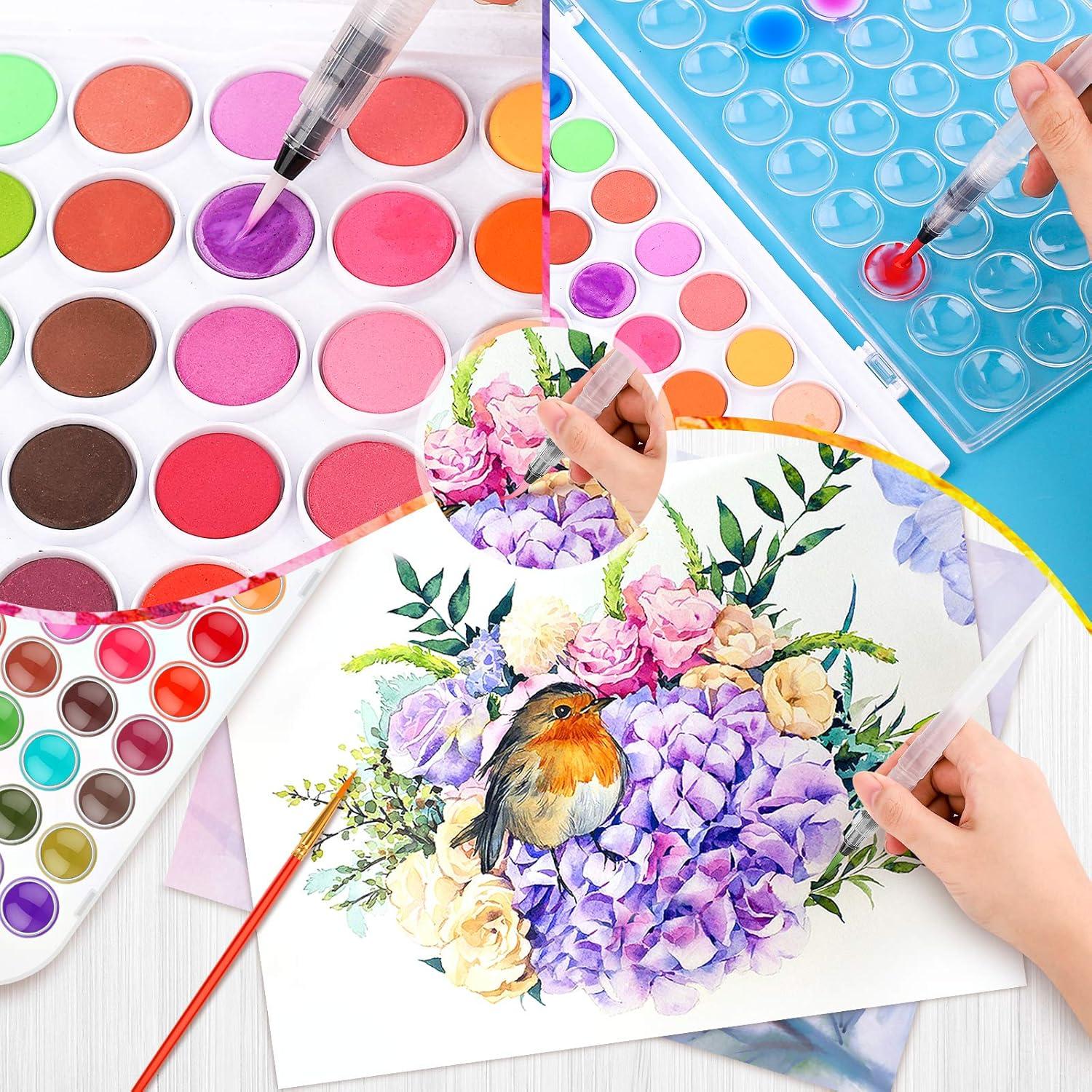 Set de Pintura Acuarela Taotree 48 Colores para Artistas