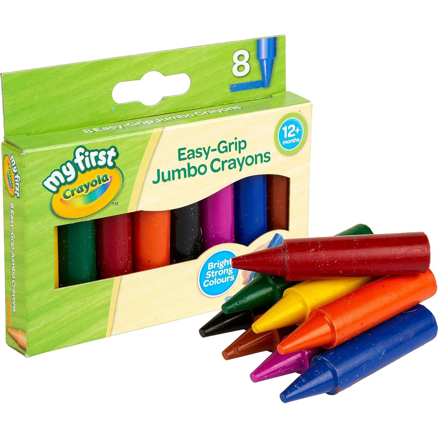 Crayones Jumbo Crayola Mis Primeros 8 Colores para Niños
