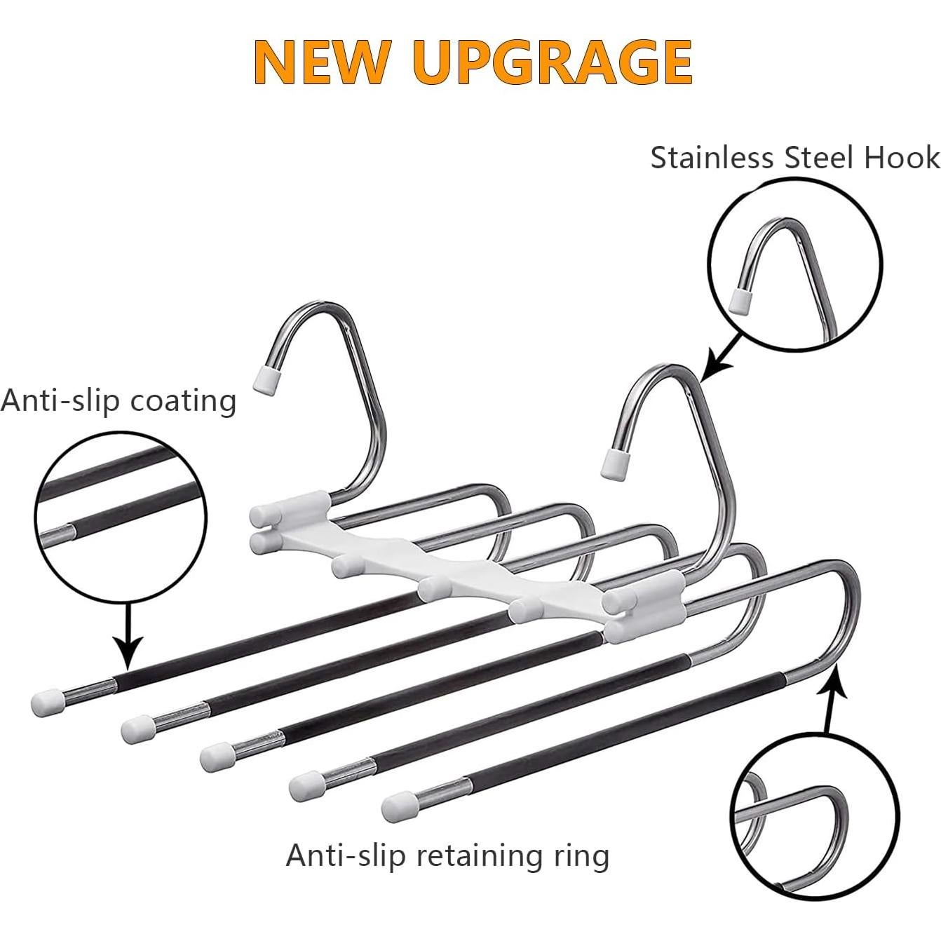 Perchas para Pantalones Kalimdor Paquete de 2 Antideslizantes