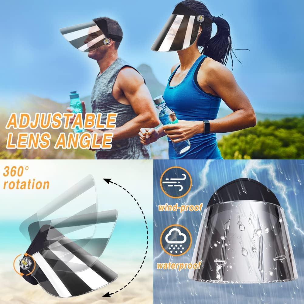 Gorra de Sol WAYCOM UPF 50+ Ajustable para Mujeres y Hombres