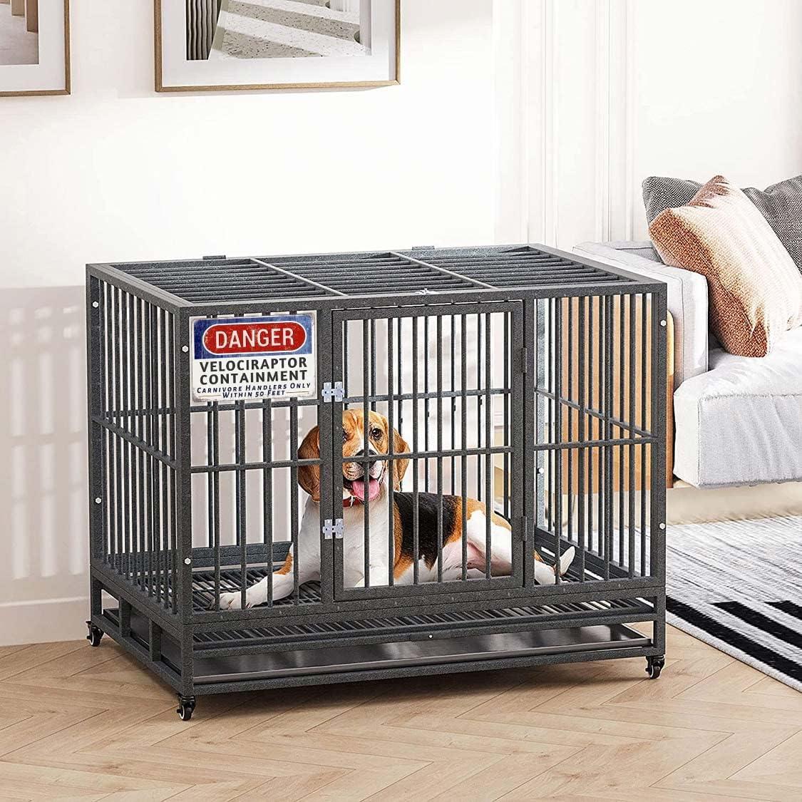 Cartel de Advertencia Velociraptor Peligroso WXSW 30x20 cm