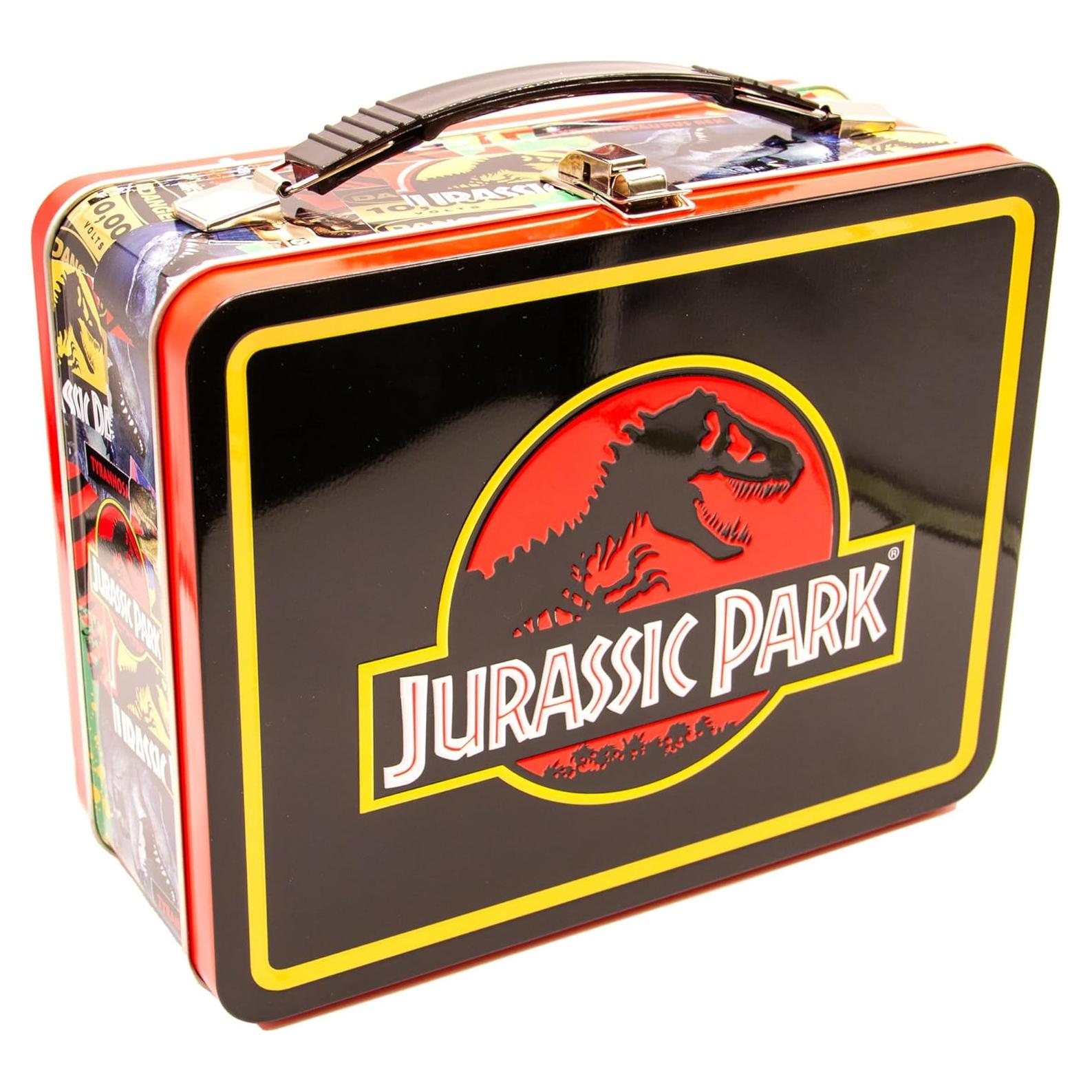 Caja de Almacenamiento de Lata AQUARIUS Jurassic Park 21.95x9.53x16.83cm