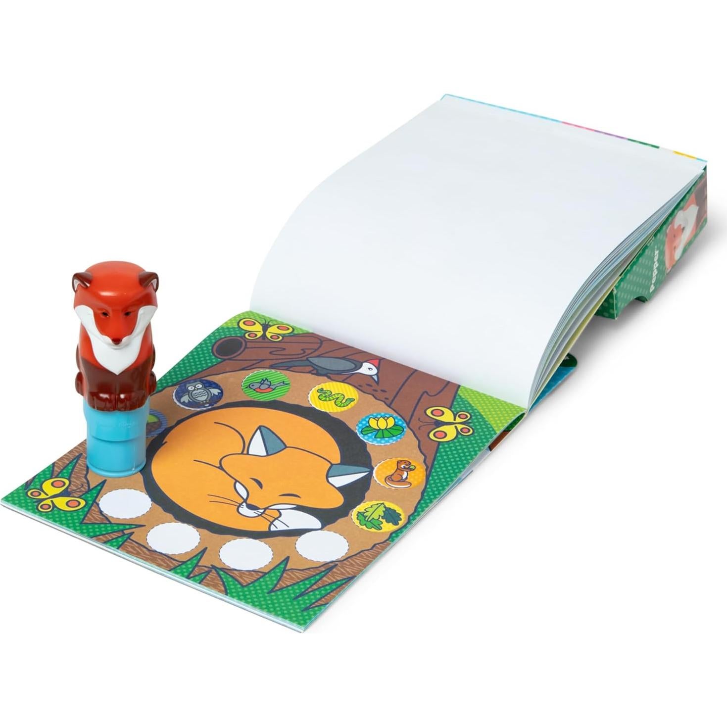 Bloc de Actividades Melissa & Doug Zorro 24 Páginas 300 Pegatinas