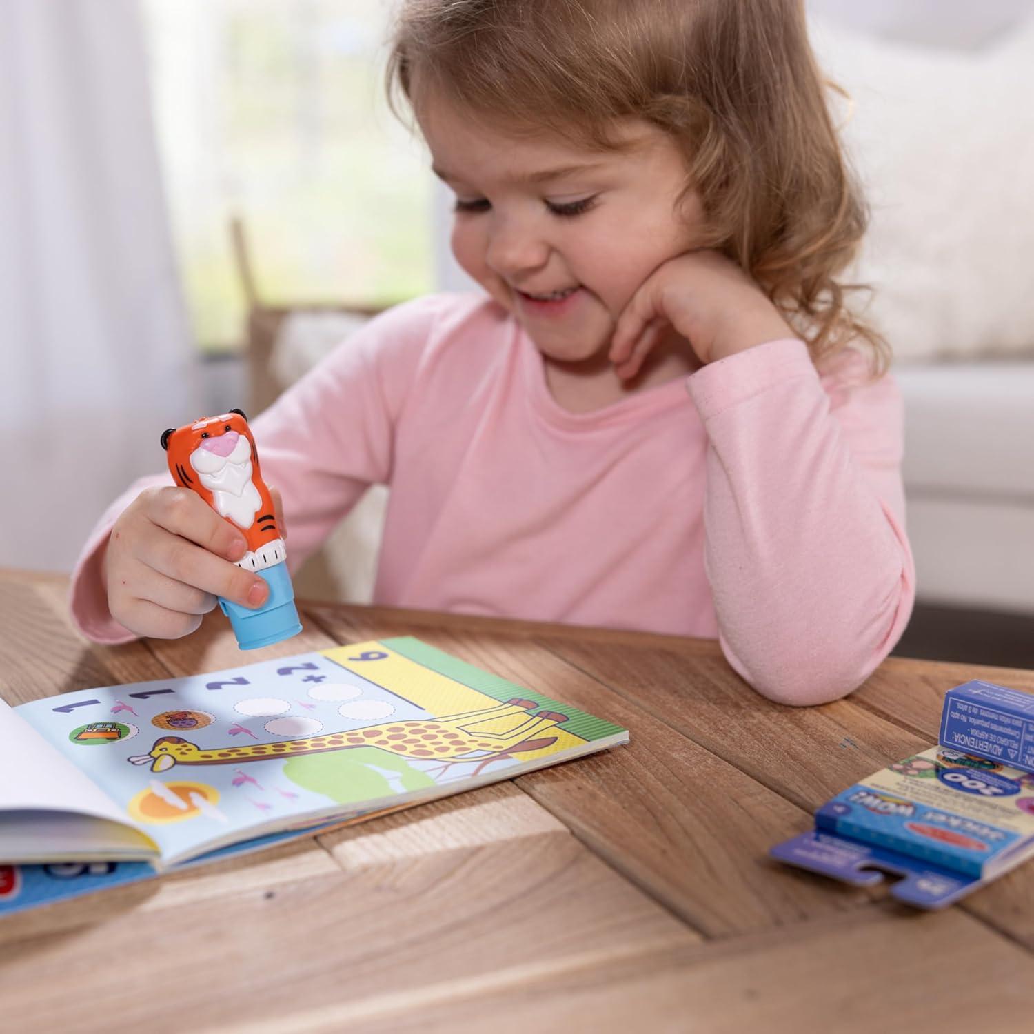 Calcomanías Melissa & Doug Tigre 300 piezas + cuaderno