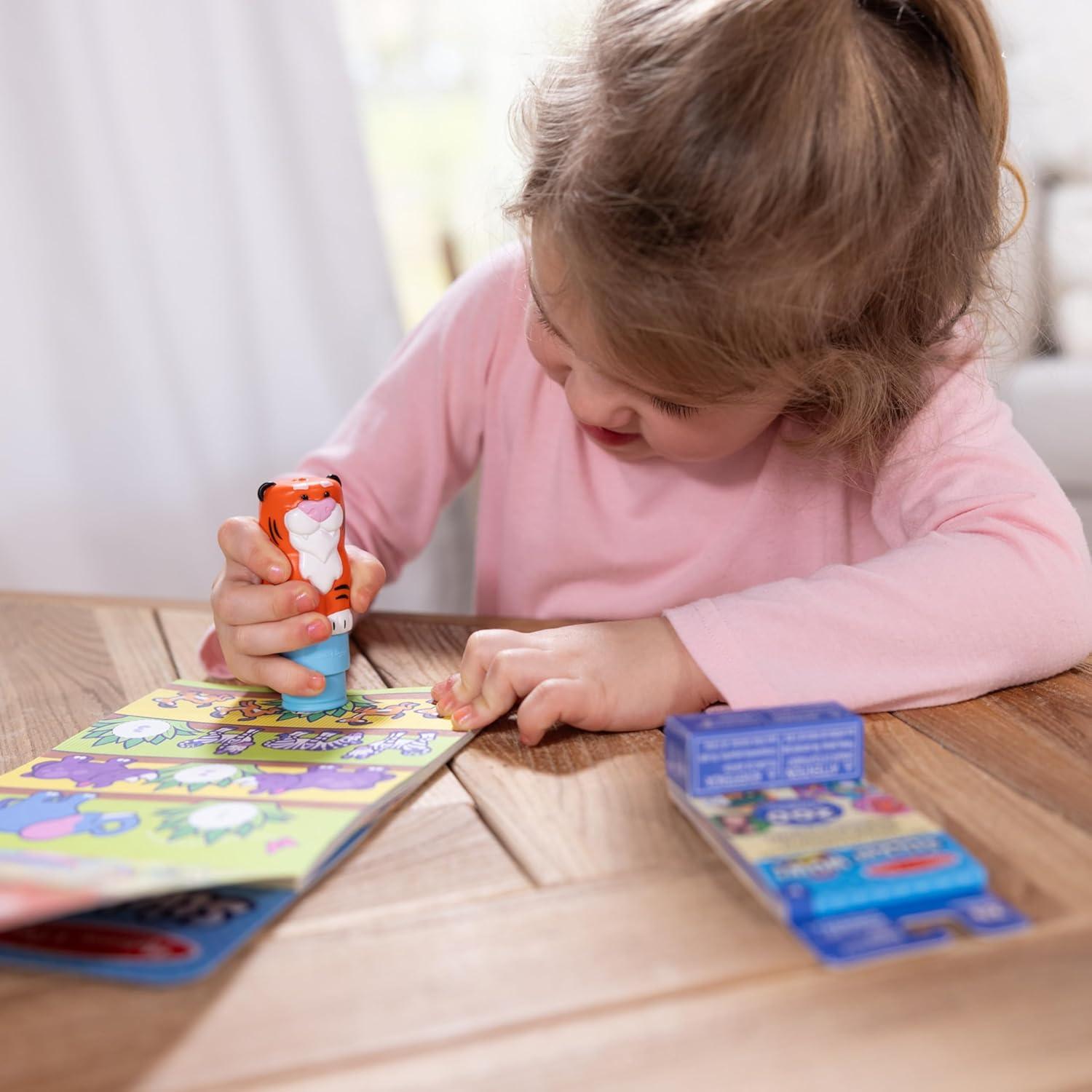 Calcomanías Melissa & Doug Tigre 300 piezas + cuaderno